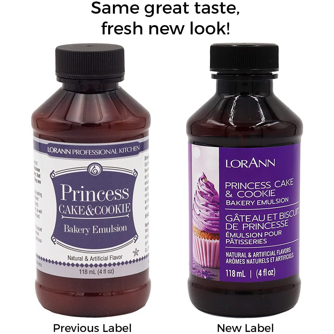 Lorann Oils Princess Cake And Cookie Bakery Emulsion Regal Flavor Blend, Perfect For Enhancing Sweet, Cake-Like Undertones In Baked Goods, Gluten-Free, Keto-Friendly, Unique Flavor Blend Essential