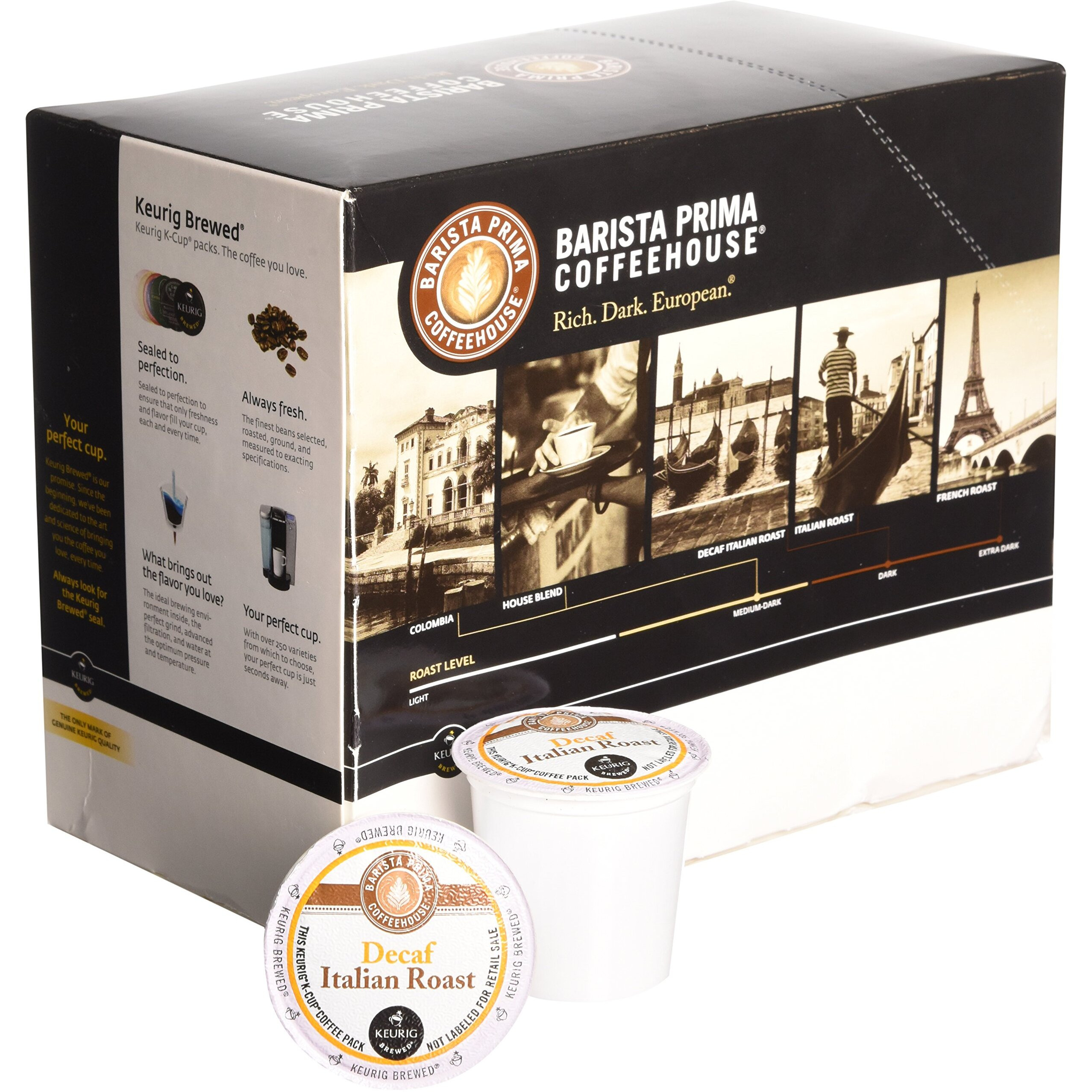 Barista Prima Coffee Decaf Italian (1 Box Of 24 K-Cups)