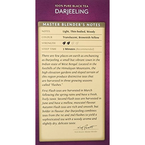 Twinings Darjeeling Tea, Tea Bags, 20 Count (Pack Of 2)