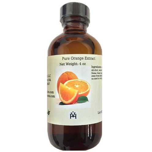 Olivenation Pure Orange Extract For Baking, Sweet Citrus Flavor For Cakes, Cookies, Icing, Filling, Terpeneless, Pg Free, Non-Gmo, Gluten Free, Kosher, Vegan - 4 Ounces