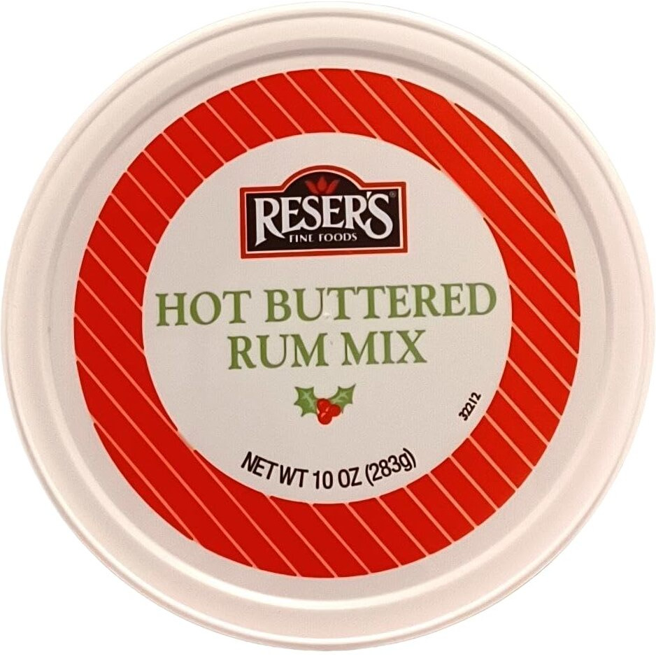 Reser's Gourmet Hot Buttered Rum Mix 10 Oz.Tub