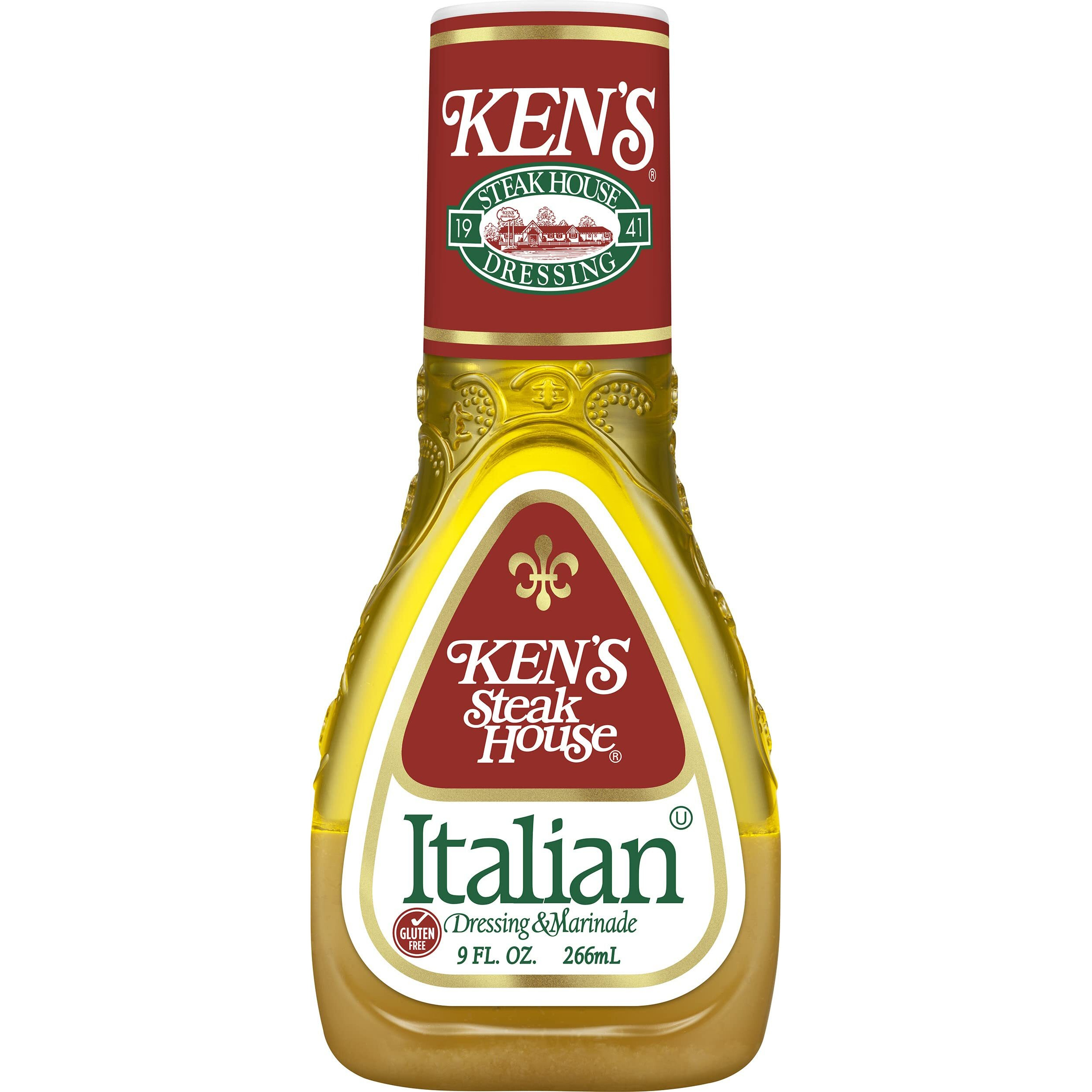 Ken's Steak House Italian Dressing & Marinade (9 Fl Oz, Pack Of 9)