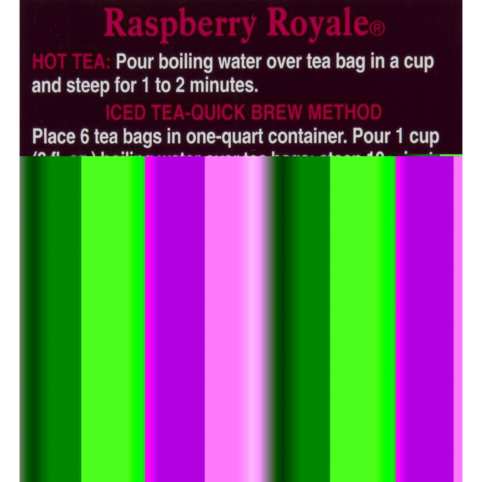 Bigelow Raspberry Royale Tea Bags - 20 Ct - 3 Pack