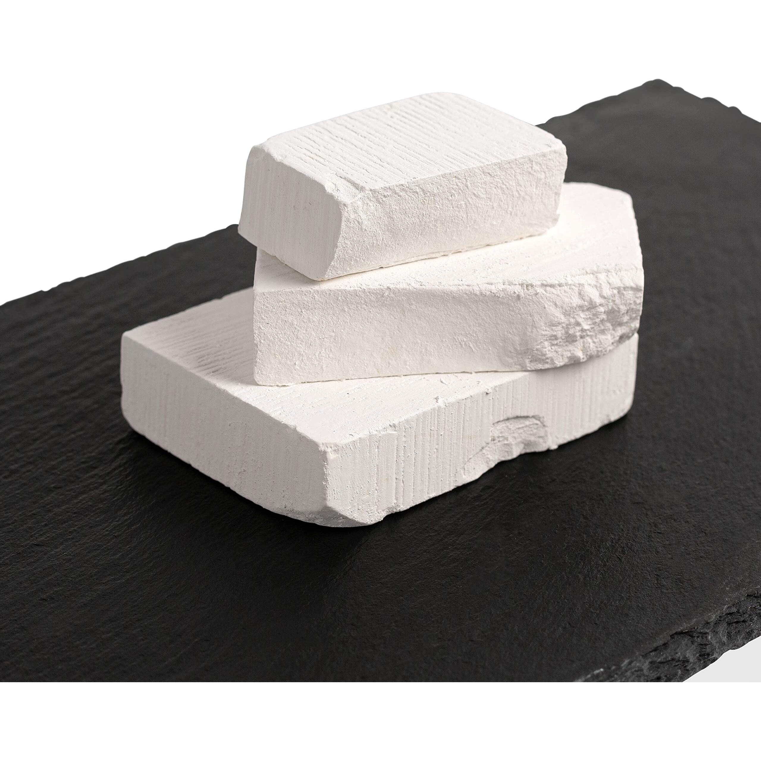 Hitt Edible Chalk - Natural Edible Chalk For Eating 7 Oz (200 Gr) - Zero Additives Organic Russian Edible Chalk Chunks - Asmr Food