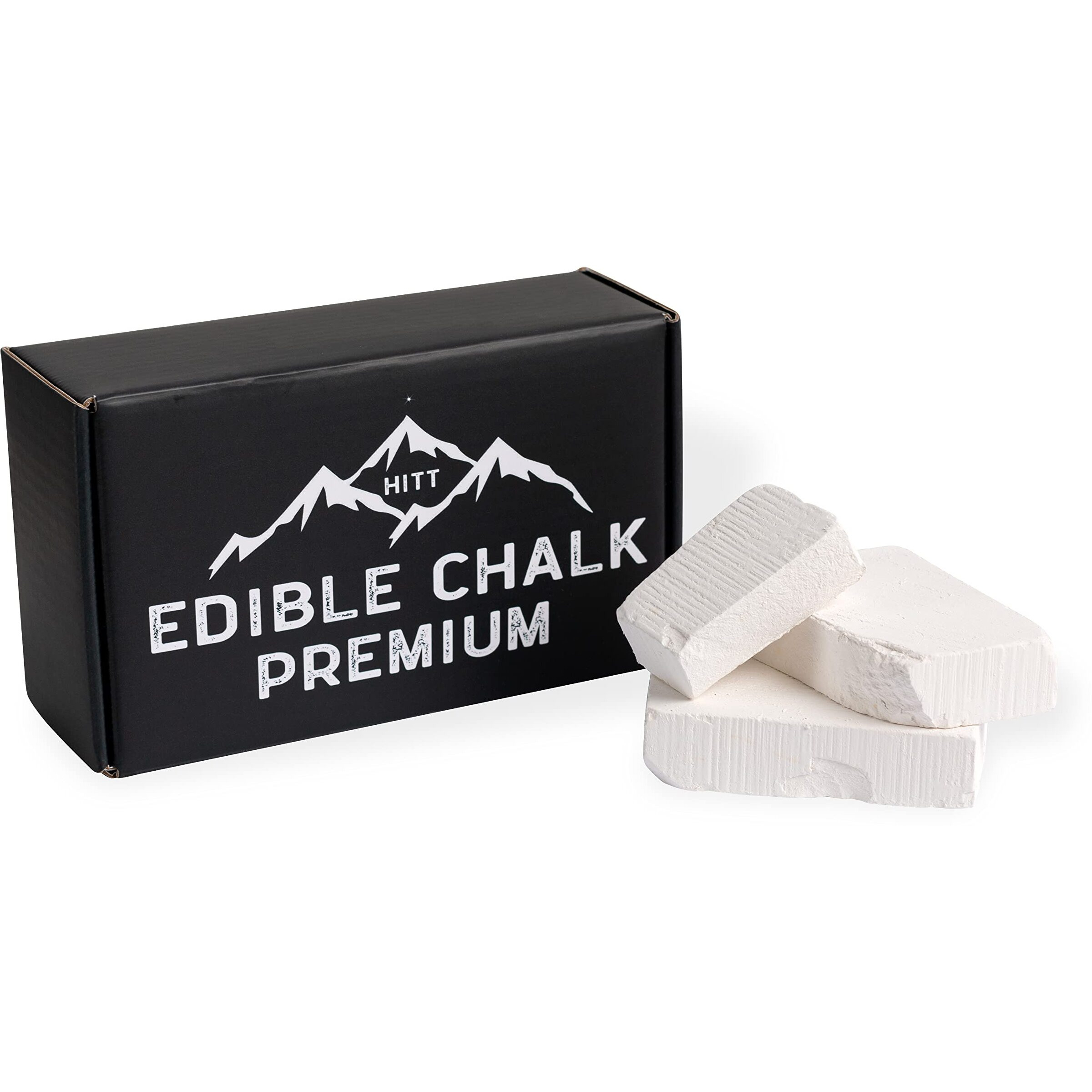 Hitt Edible Chalk - Natural Edible Chalk For Eating 7 Oz (200 Gr) - Zero Additives Organic Russian Edible Chalk Chunks - Asmr Food