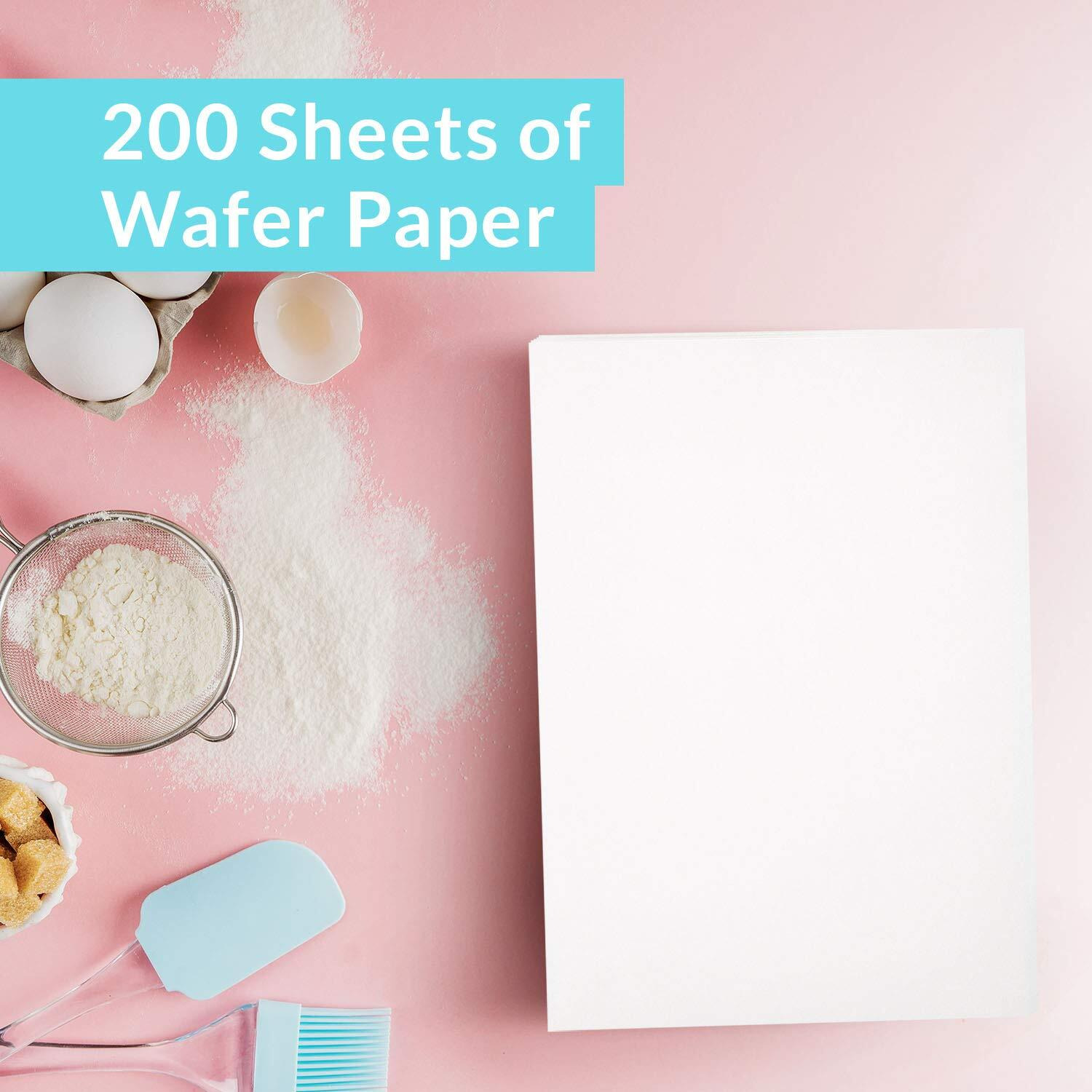 Oasis Supply 200 Piece O-Grade Wafer Paper Pack, 8"" By 11""