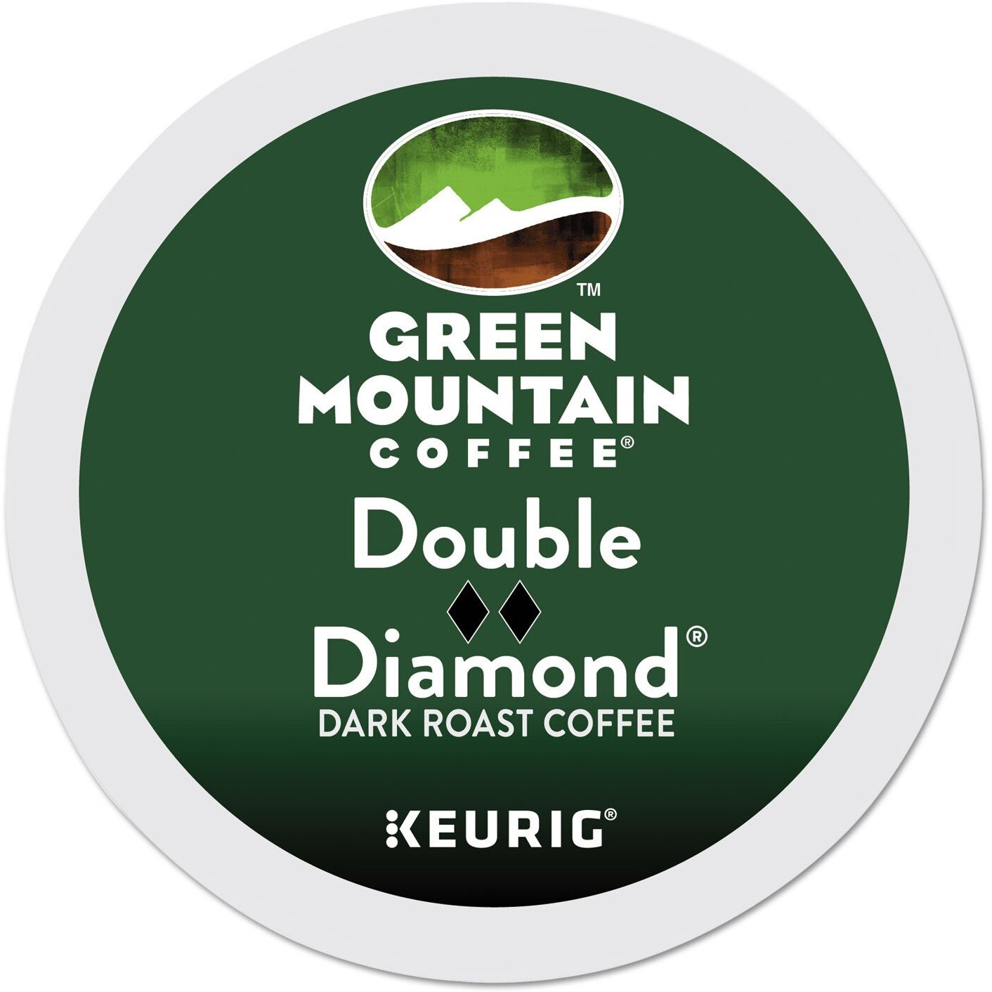 Green Mountain Coffee Roasters Double Diamond, Single-Serve Keurig K-Cup Pods, Dark Roast Coffee Pods, 96 Count
