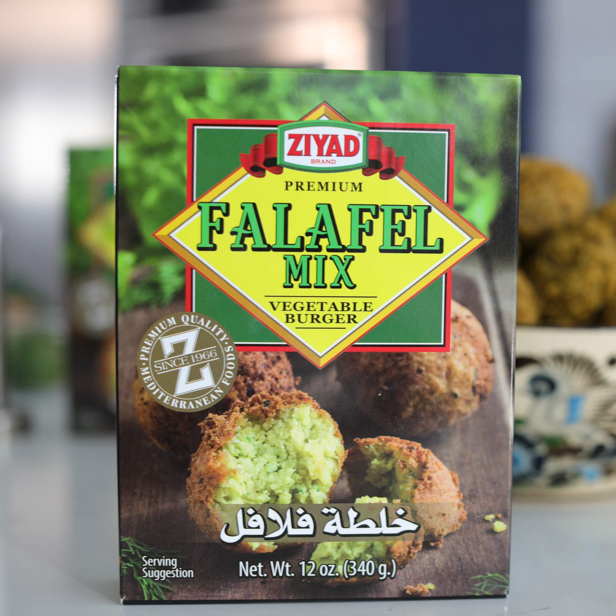 Ziyad Falafel Dry Mix, Gluten-Free, Vegan, Non-Gmo, No Additives, No Preservatives, Great For Making Veggie Burgers And Snacks, 12Oz