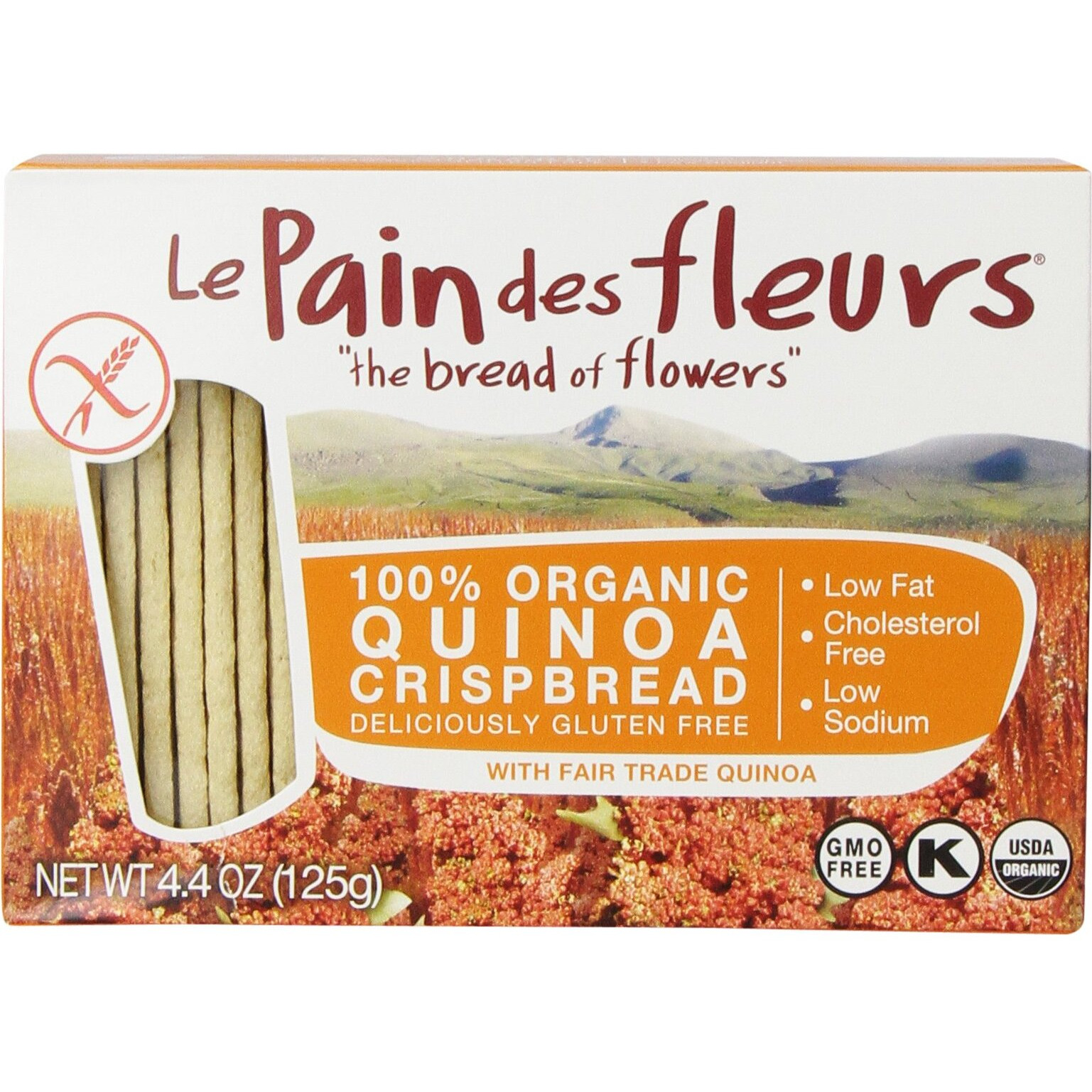 Le Pain Des Fleurs Crispbread, Quinoa, 5.3 Ounce