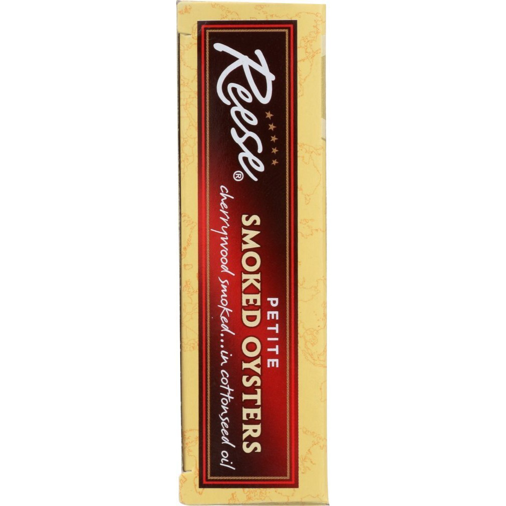 Reese Petite Smoked Oysters, 3.7-Ounces (Pack Of 10)
