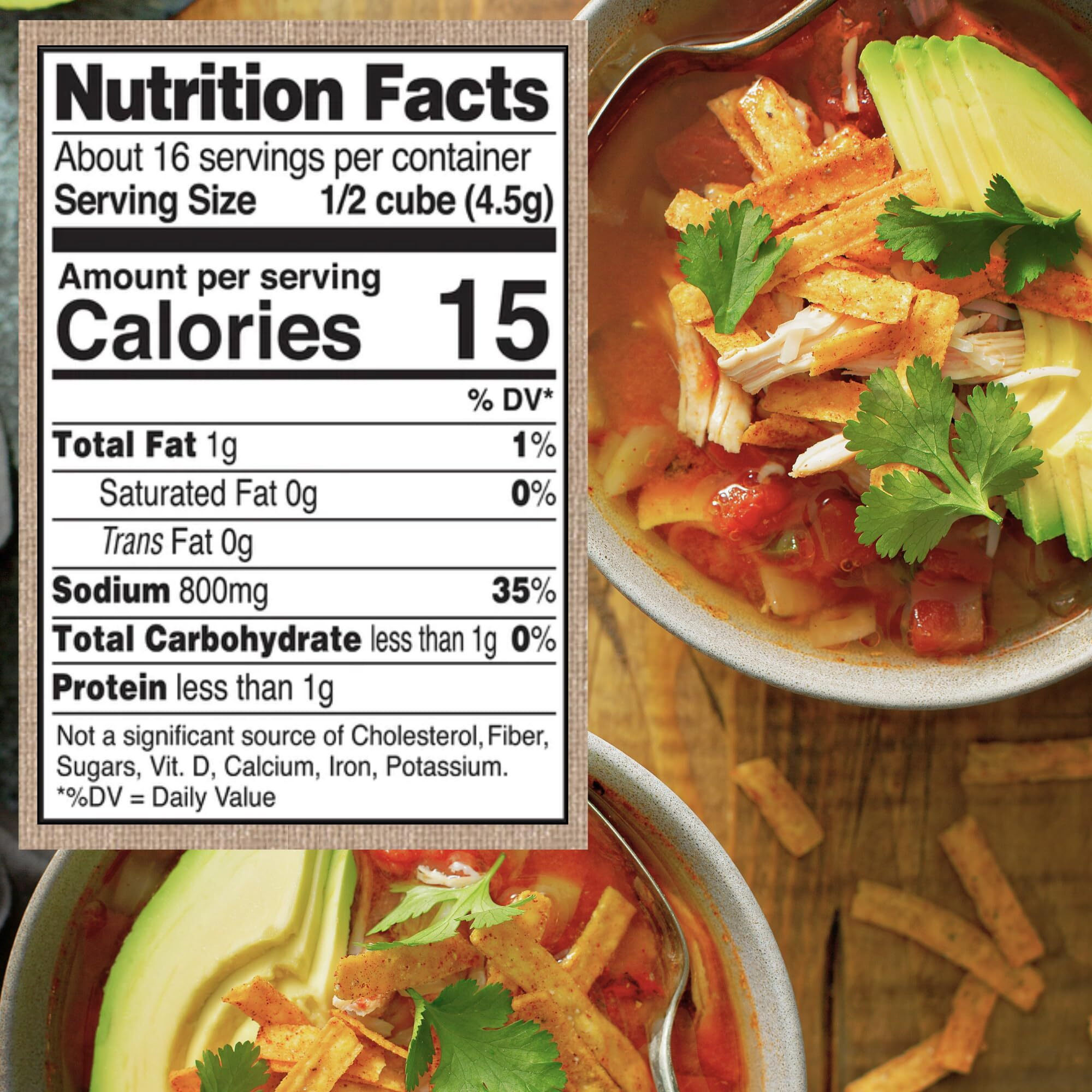 Edward & Son's Vegan Chicken Bouillon Cubes - Vegan Broth Cubes, Gluten Free, No Trans Fat, Use In Soups, Stews And Pilafs (8 Cubes Of Each) - Pack Of 12