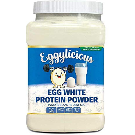 Eggylicious Egg White (Albumin) Powder, Dried Natural Protein Powder, Made From Fresh Eggs, Pasteurized,Non-Gmo, No Additives, Used For Baking Icing,1Lbs(16Oz)(D0102Hpitla.)