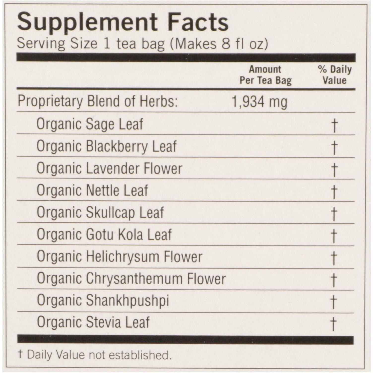 Yogi Relaxed Mind Herbal Tea Caffeine Free - 16 Tea Bags - Case Of 6(D0102Hxx1Ky.)