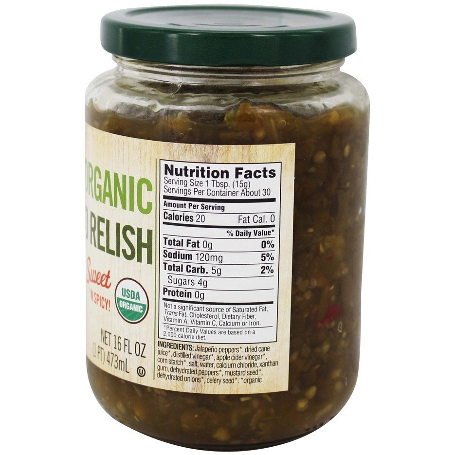 Woodstock Organic Relish Jalapeno (6X16 Oz)