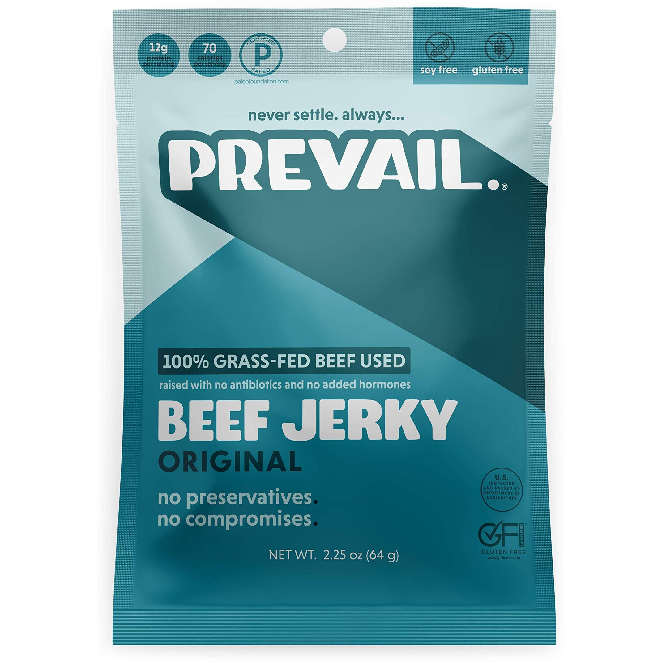 Prevail - Jerky Beef Original - Case Of 8-2.25 Oz (8X2.25 Oz)