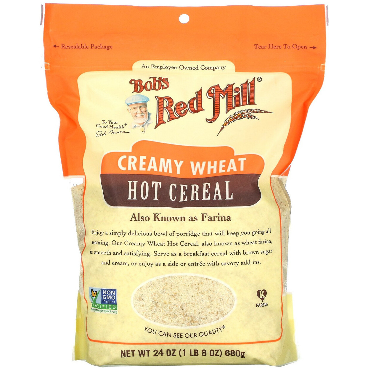 Bobs Crmy Wht Hot Cereal ( 4 X 24 Oz   )