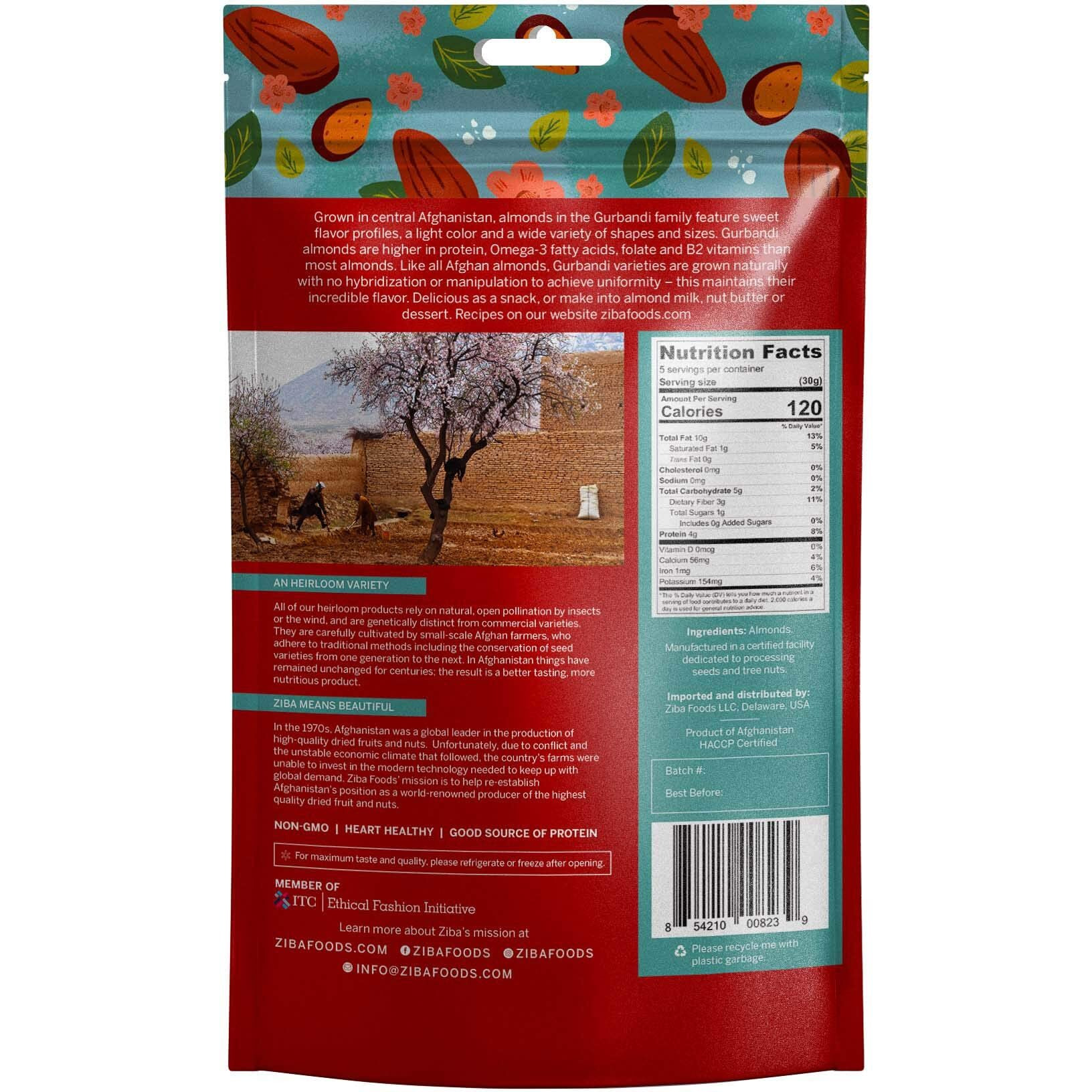 Zf Hrlm Almond Gurbandi  ( 6 X 5.3 Oz   )