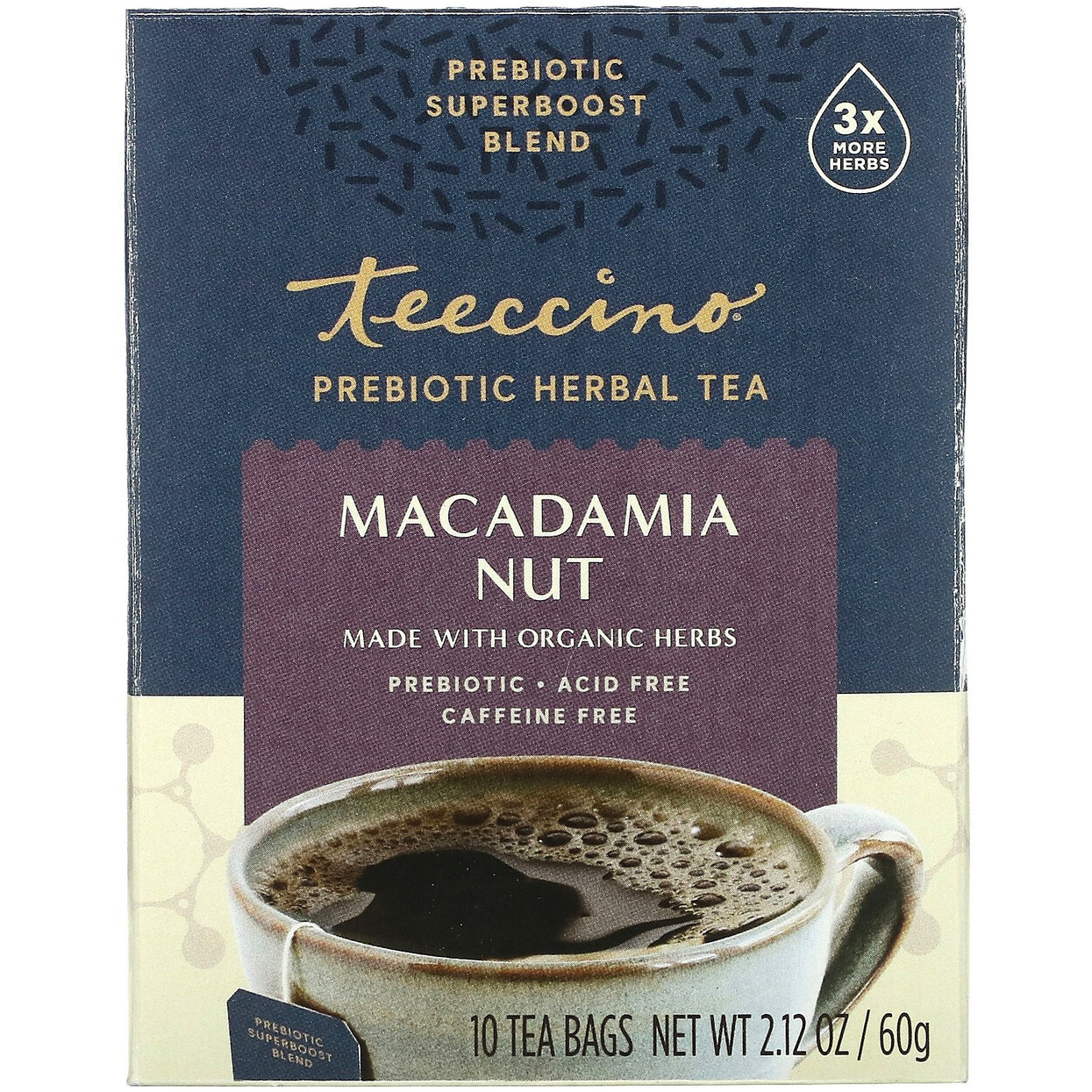 Og3 Teec Mcdmia Nut Tea ( 6 X 10 Bag  )