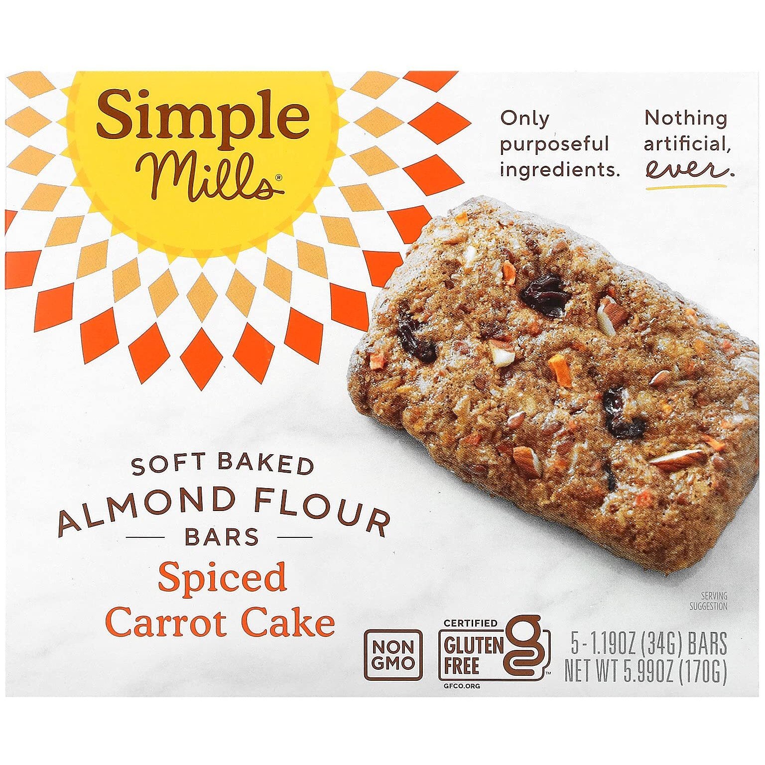 Sim Spiced Cart Cake Bar ( 6 X 5.99 Oz   )
