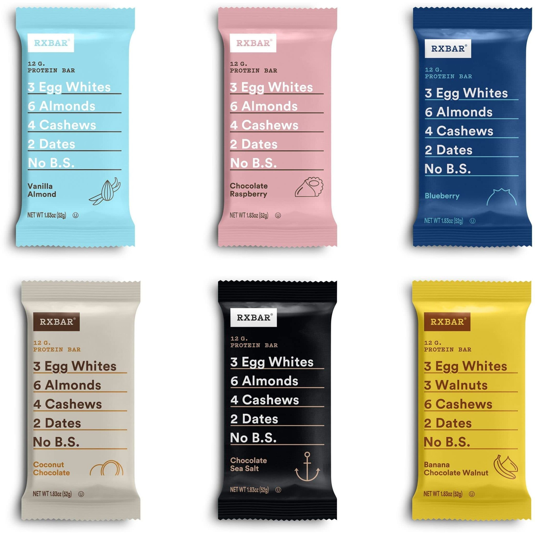 Rxbar Prtn Minis 2 Flav ( 6 X 7.36 Oz   )