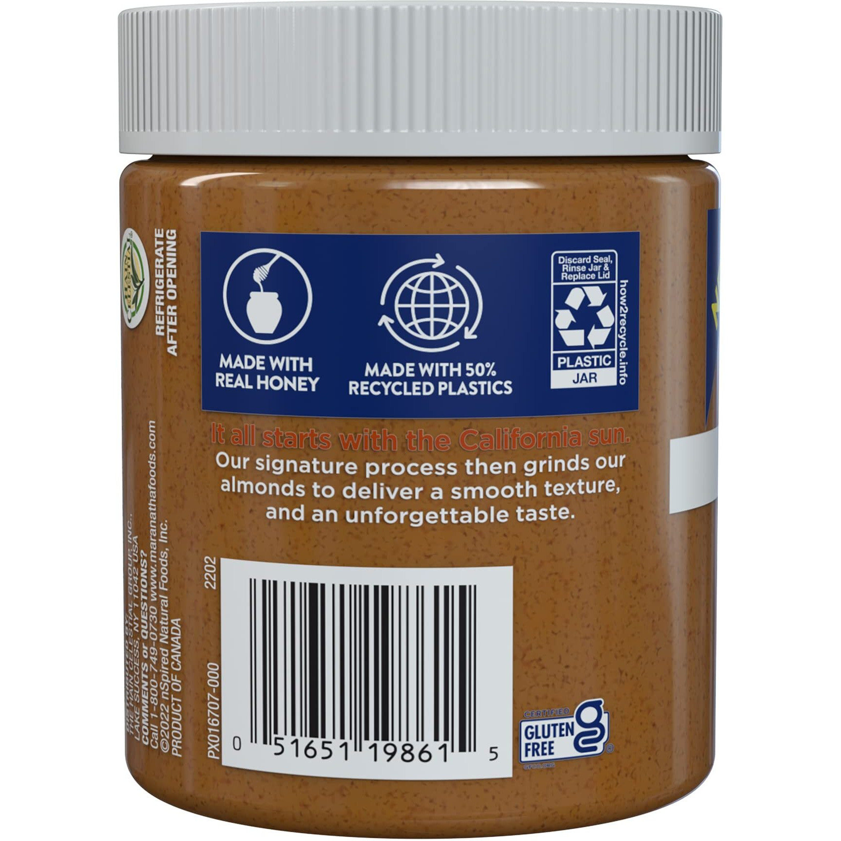 Mar Alm Btr Van Rw Crmy ( 6 X 12 Oz   )