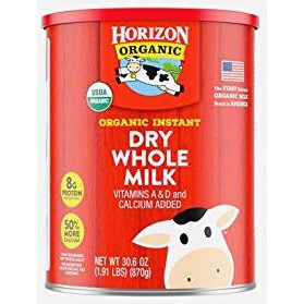 Horizon Organic Instant Dry Whole Milk, 960 Grams