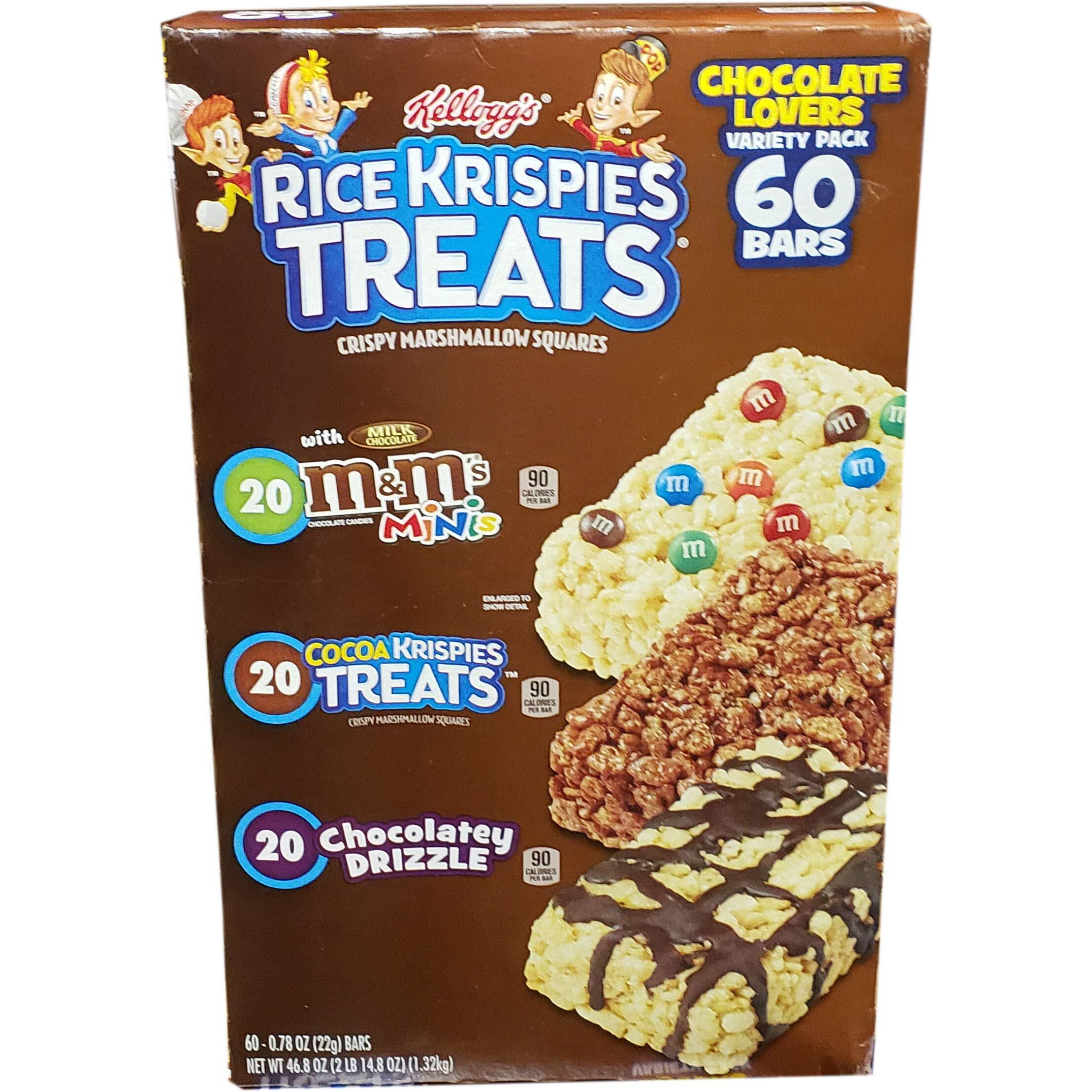 Kellogg's Kellogg's Rice Krispies Treats Variety Pack (60 X 0.78 Ounce )Total Net Wt (46.8 Ounce ),Kellogg's - C6