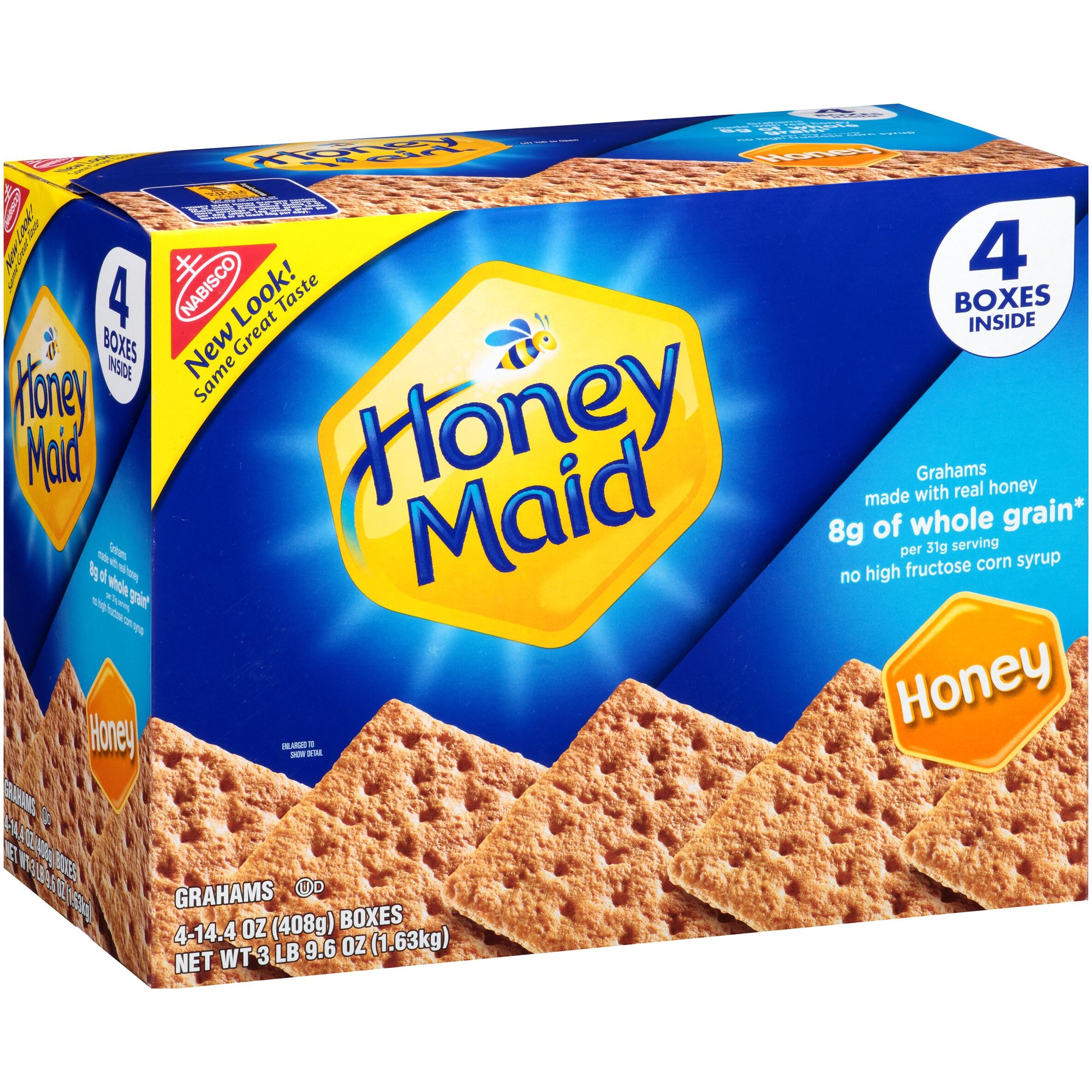 Nabisco Honey Maid Graham Crackers 4 X 14.4 Oz