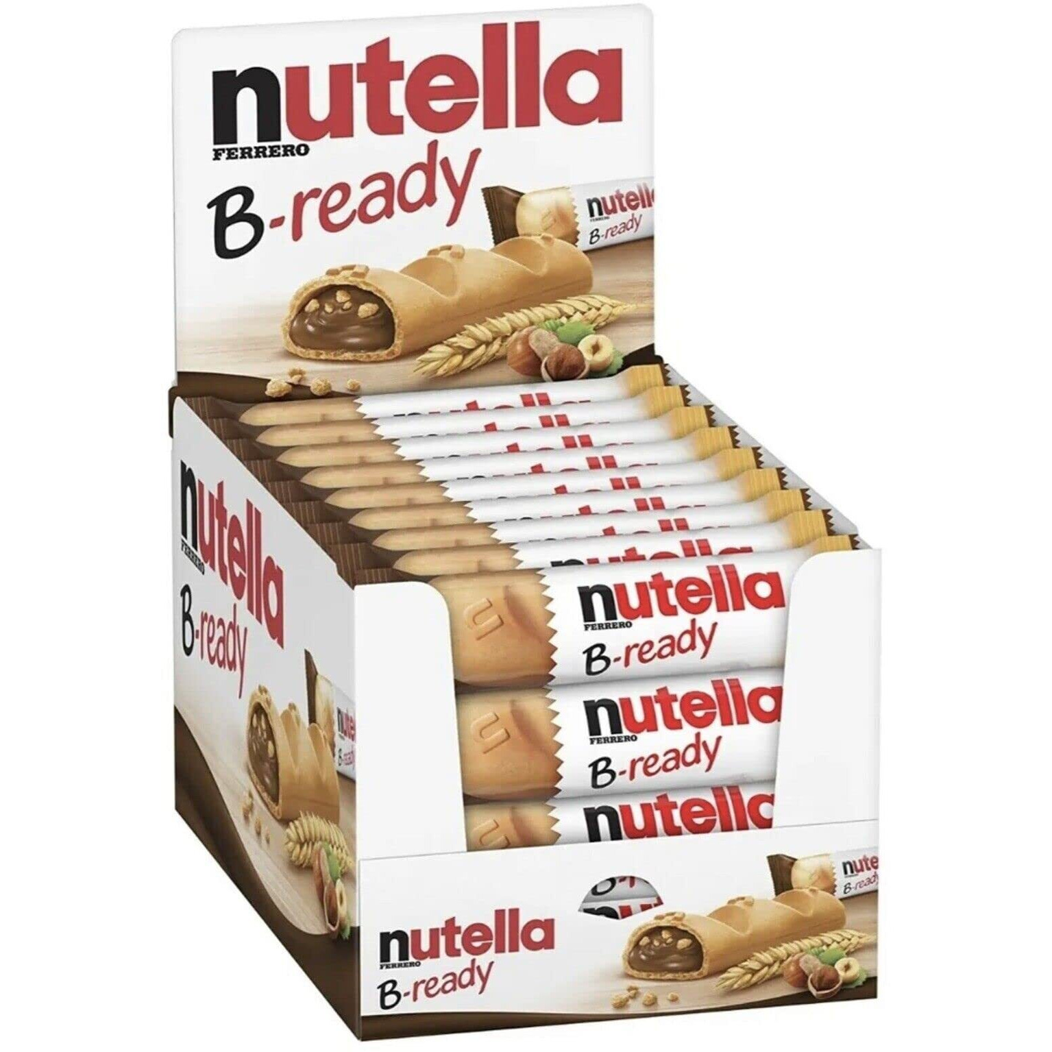 Nutella B-Ready Crispy Wafers, 0.7 Ounce (Pack Of 36)