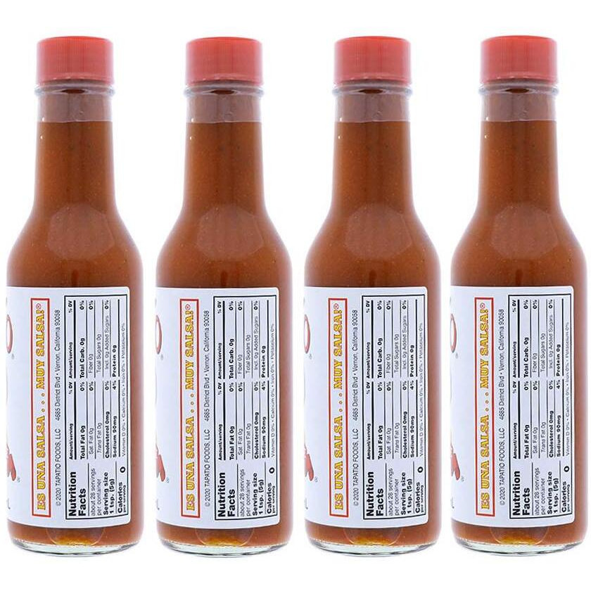 Ocd Bargain Tapatio Hot Sauce - Original 5 Oz Glass Bottles - Salsa Picante (4)