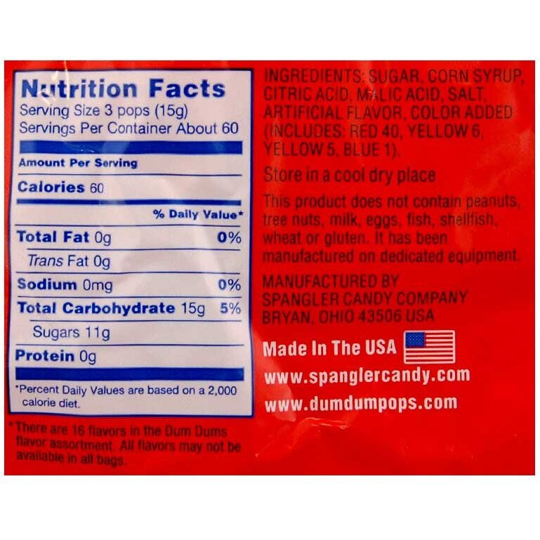 Dum Dum Pops 180 Ct Bag - Assorted Flavors