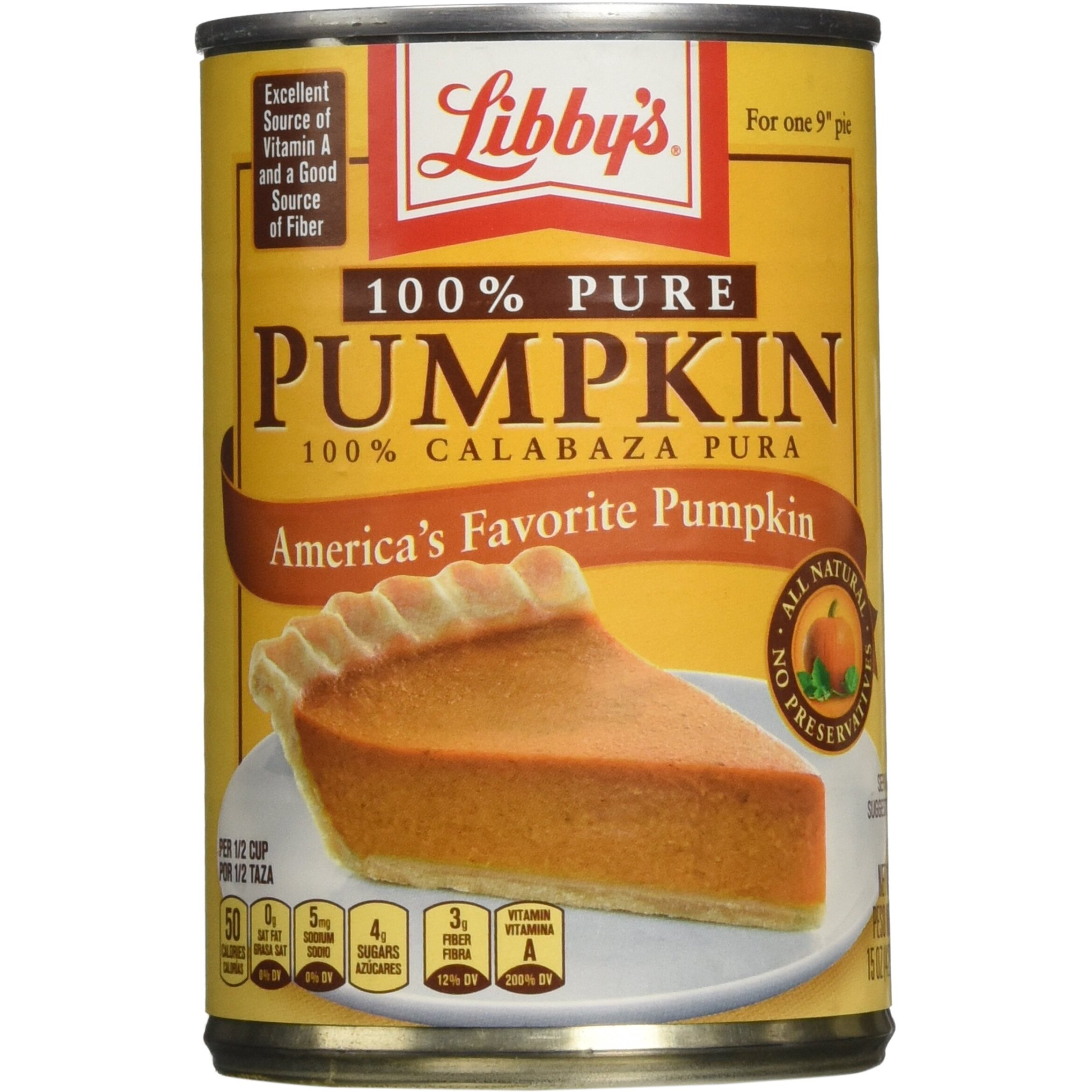 Libby's, 100% Pure Pumpkin, 15 Ounce (Pack Of 6)