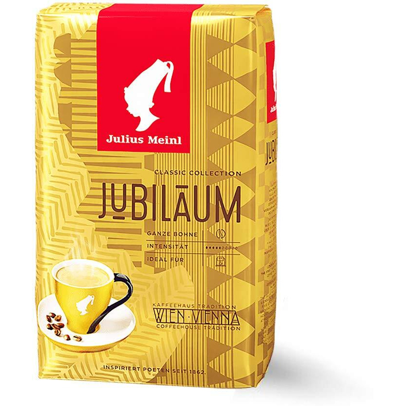 Julius Meinl "&quotJubilaum Blend,"" Genuine Viennese Medium Roast Coffee Beans, 500G / 17.6Oz