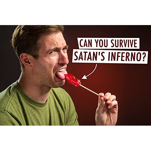 Flamethrower Candy Co Toe Of Satan Lollipop One Pack Carolina Reaper Spicy Challenge