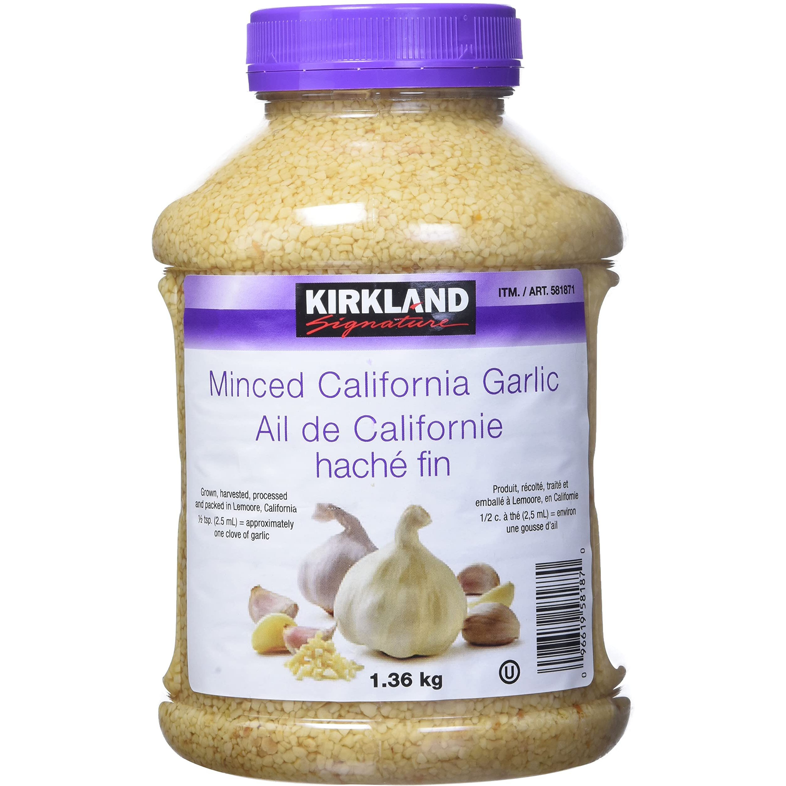 Kirkland Signature California Garlic, Minced 48 Ounce (581871)