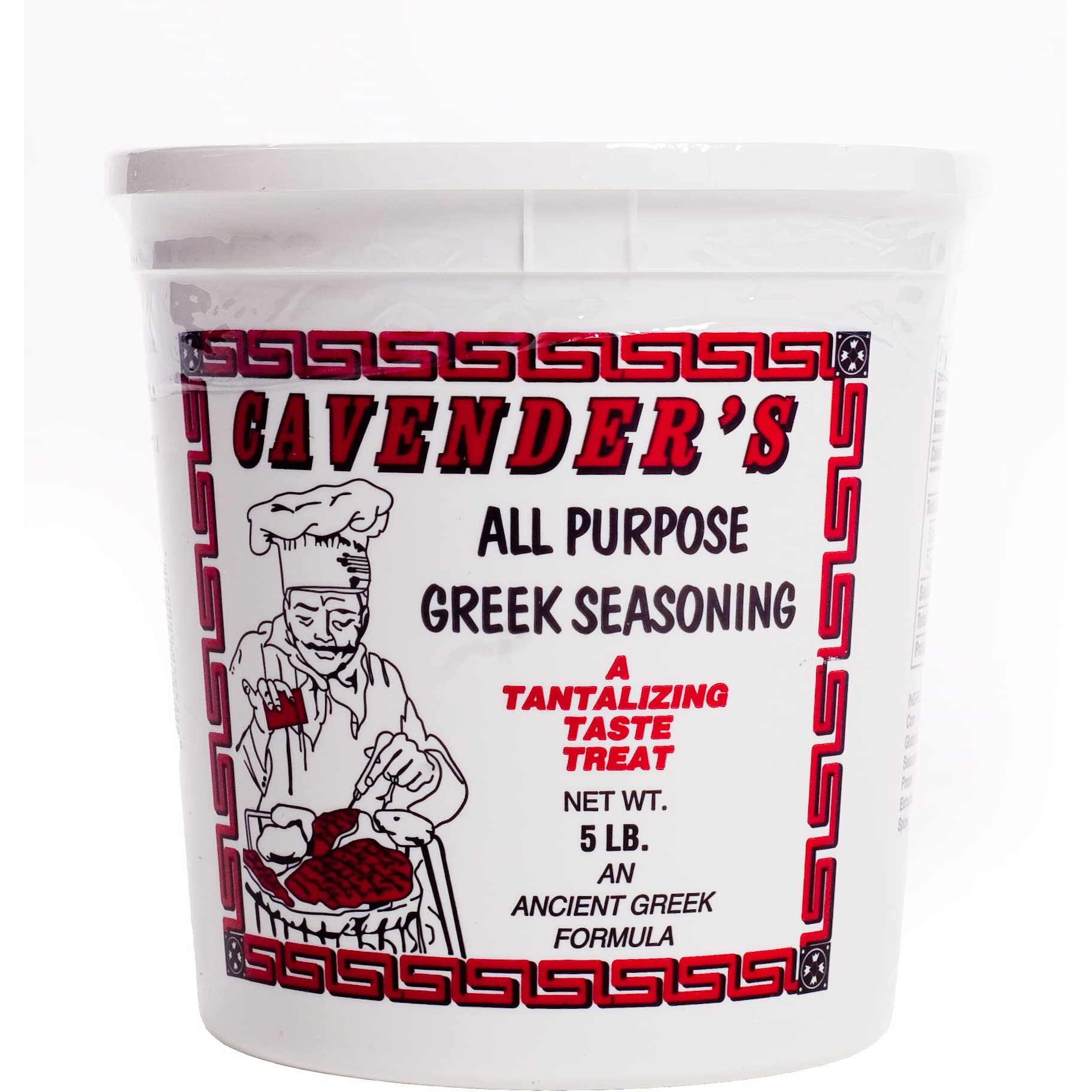 Cavender's All Purpose Greek Seasoning 5 Lbs Tub Bulk