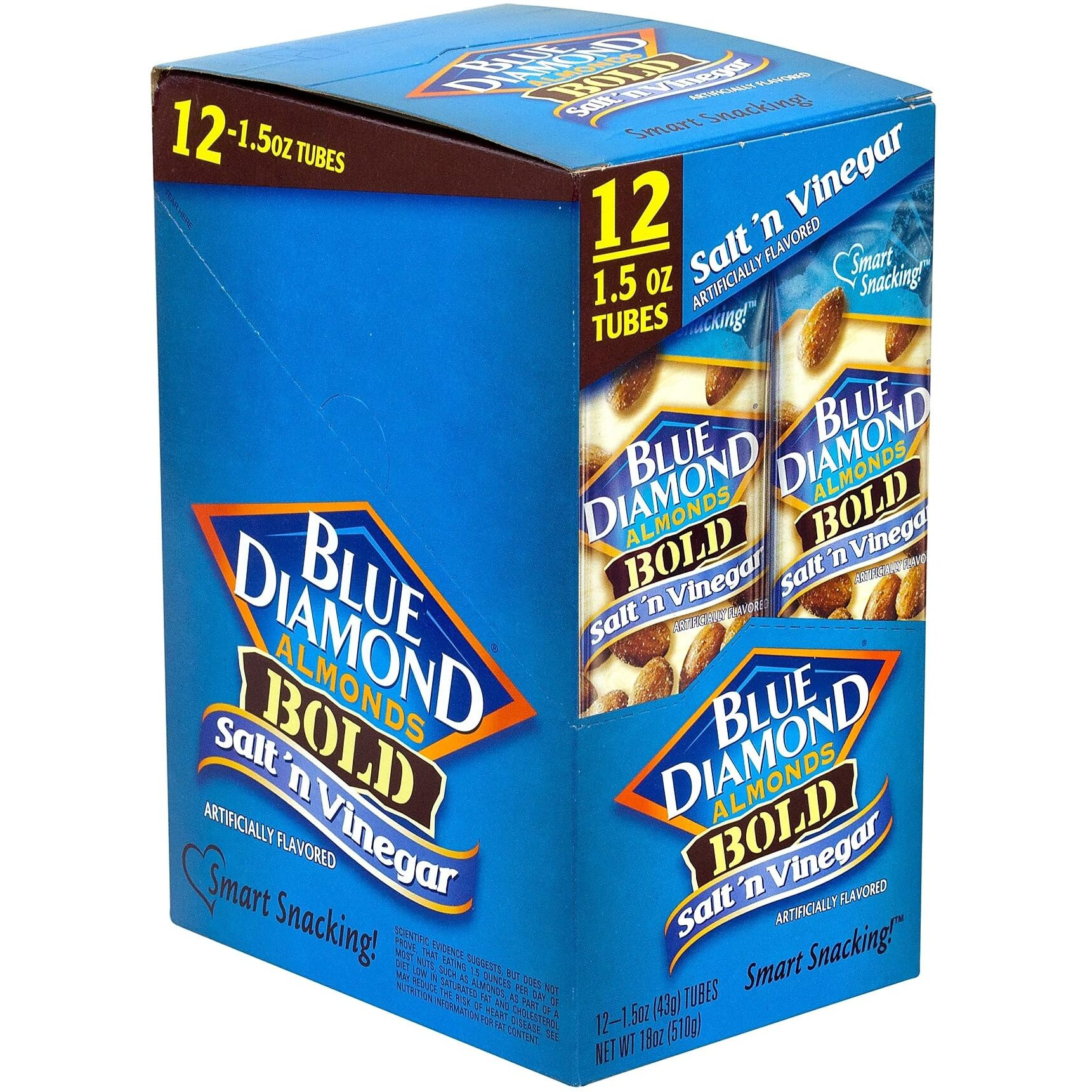 Blue Diamond Bold Almonds, 1.5 Ounce (Pack Of 12)