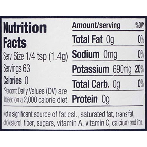 Morton Salt Substitute, 3.125 Ounce (Pack Of 6)