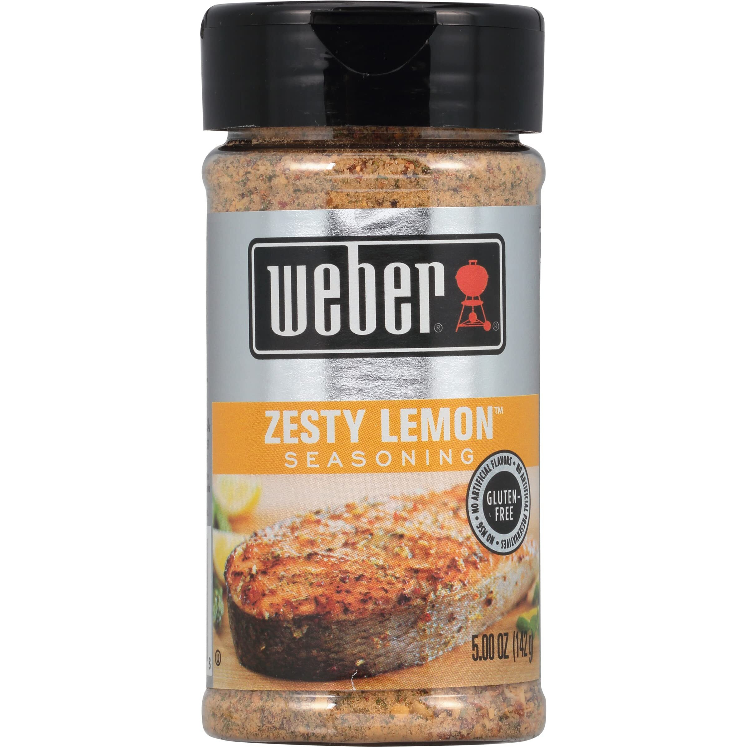 Weber Zesty Lemon Seasoning, 5 Ounce Shaker