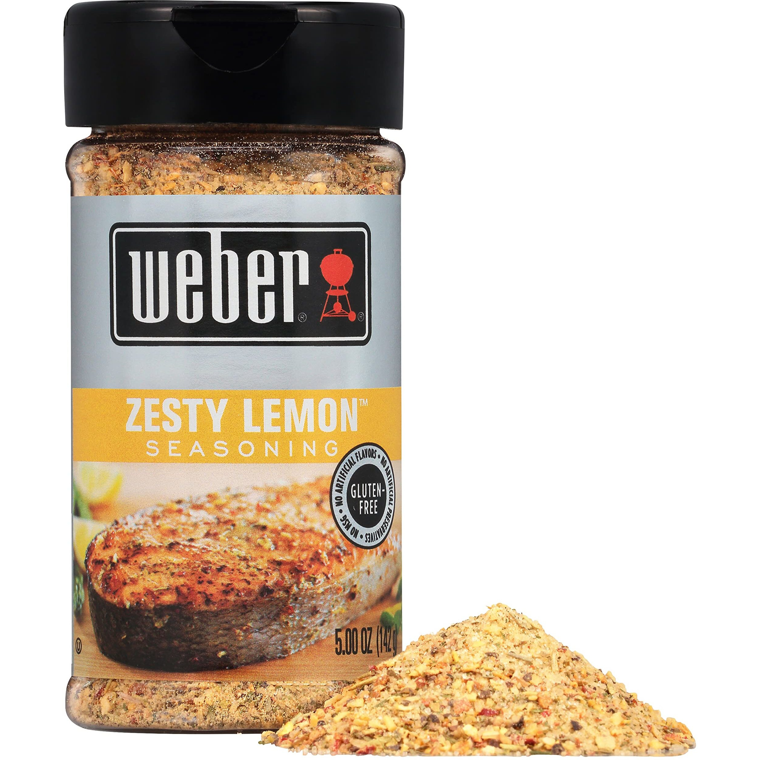 Weber Zesty Lemon Seasoning, 5 Ounce Shaker