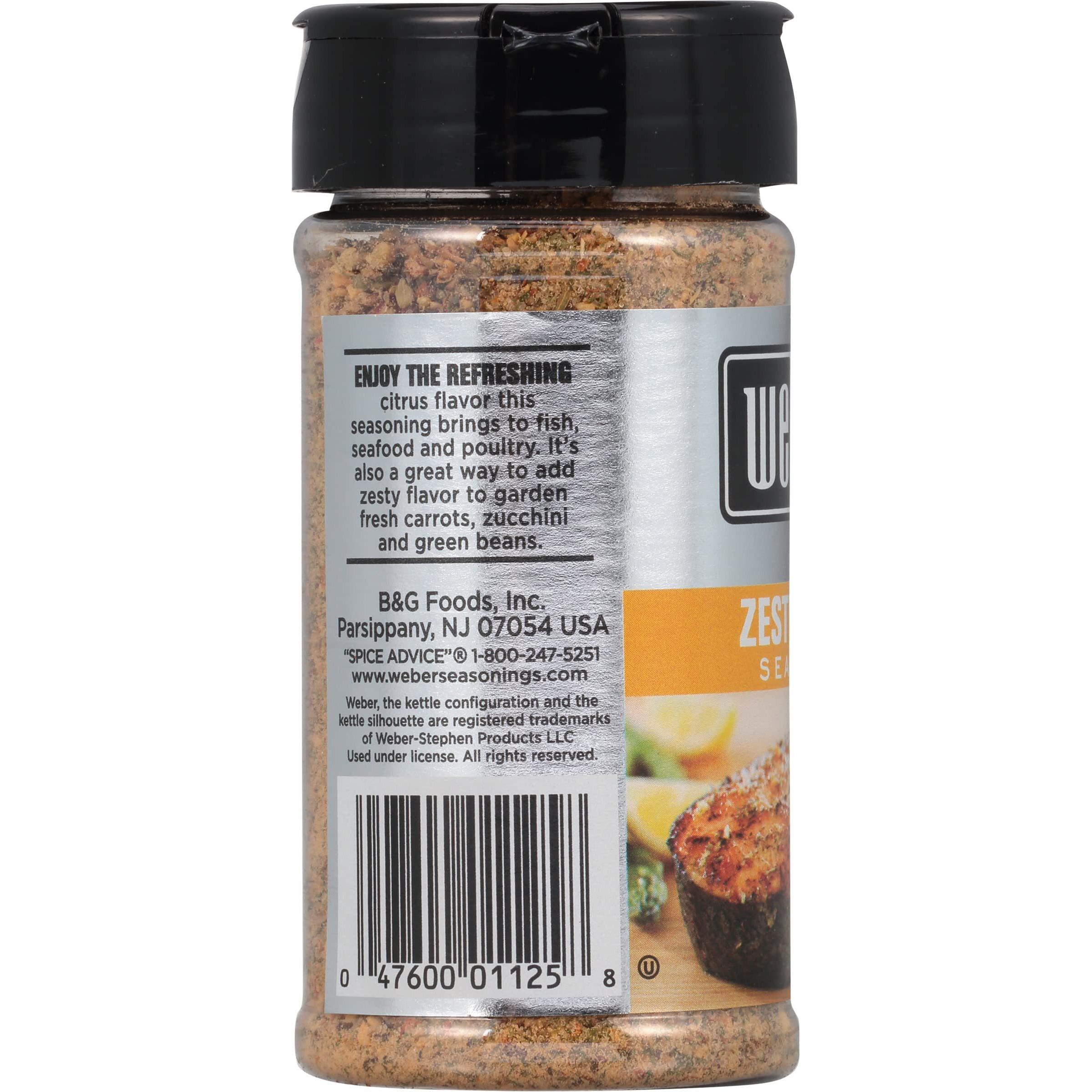 Weber Zesty Lemon Seasoning, 5 Ounce Shaker
