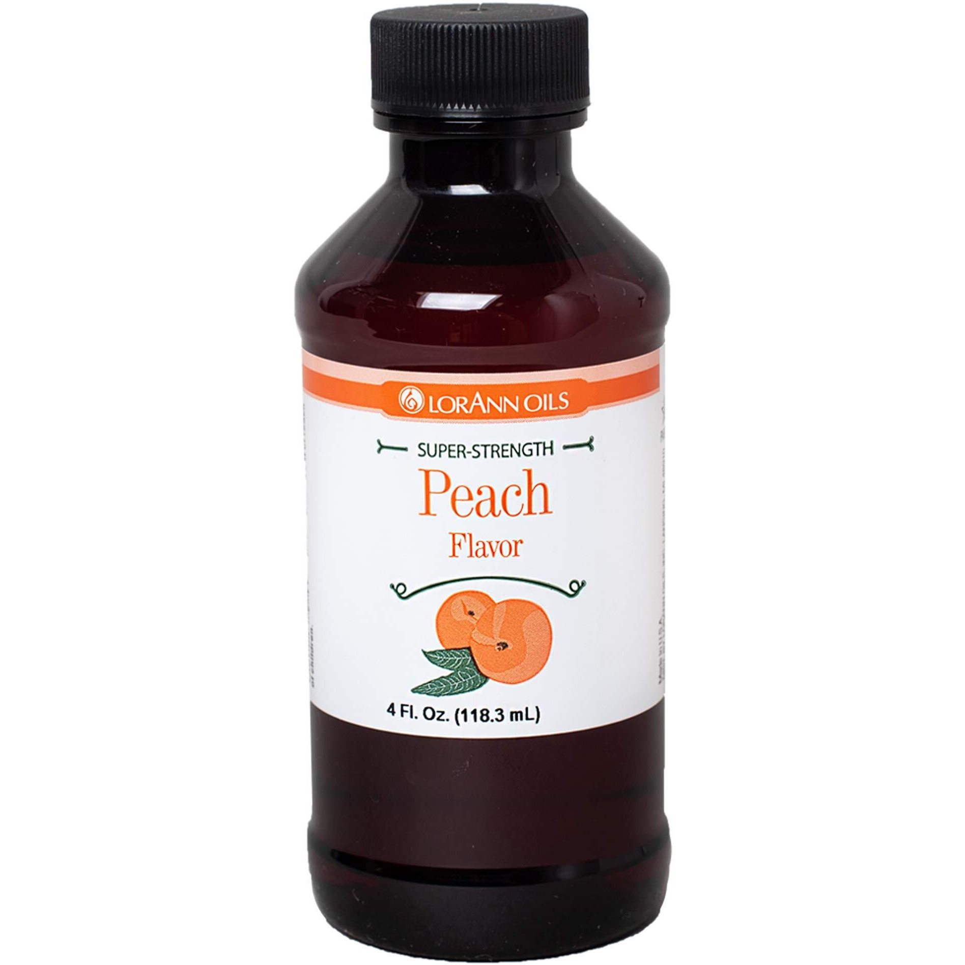 Lorann Peach Ss Flavor, 4 Ounce Bottle