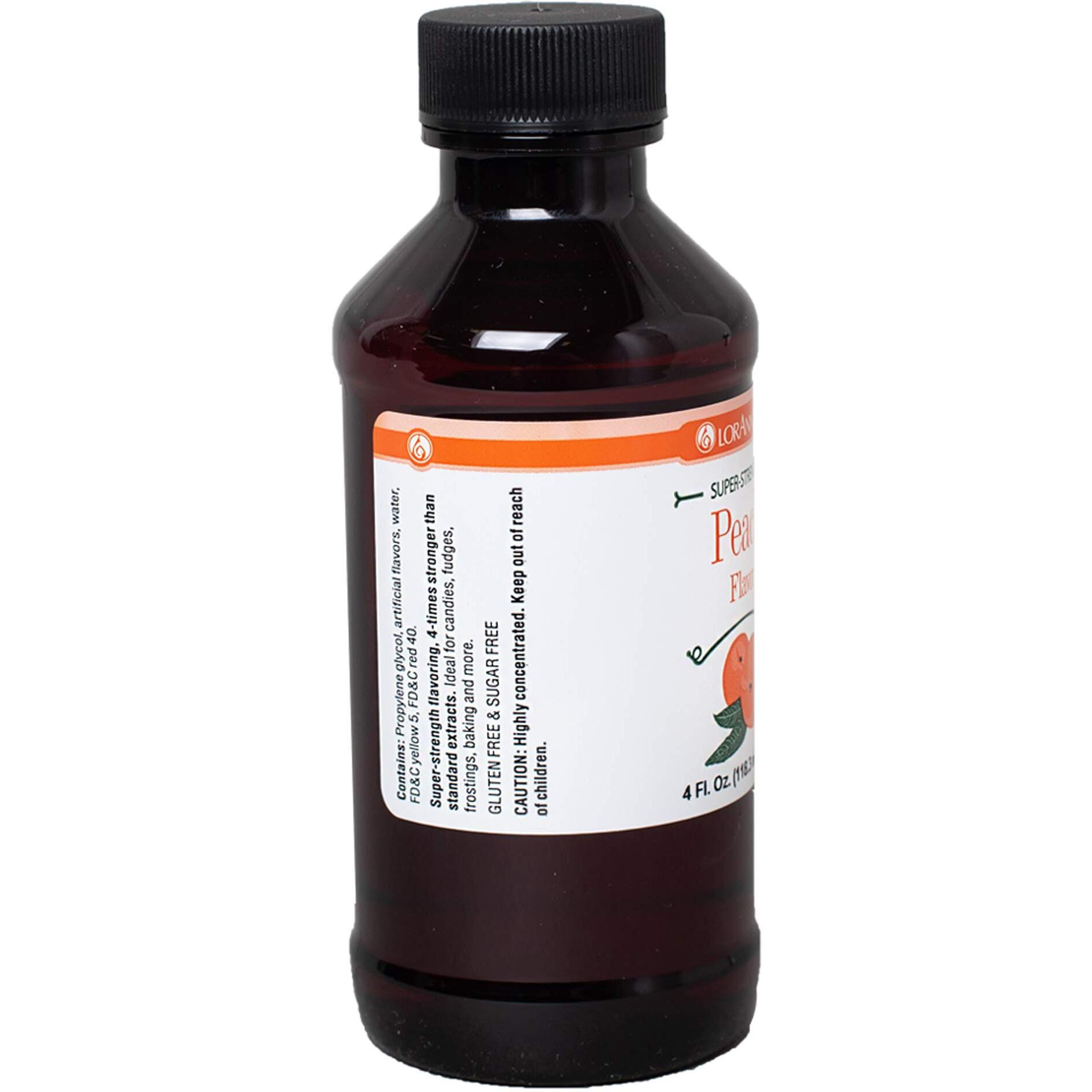 Lorann Peach Ss Flavor, 4 Ounce Bottle