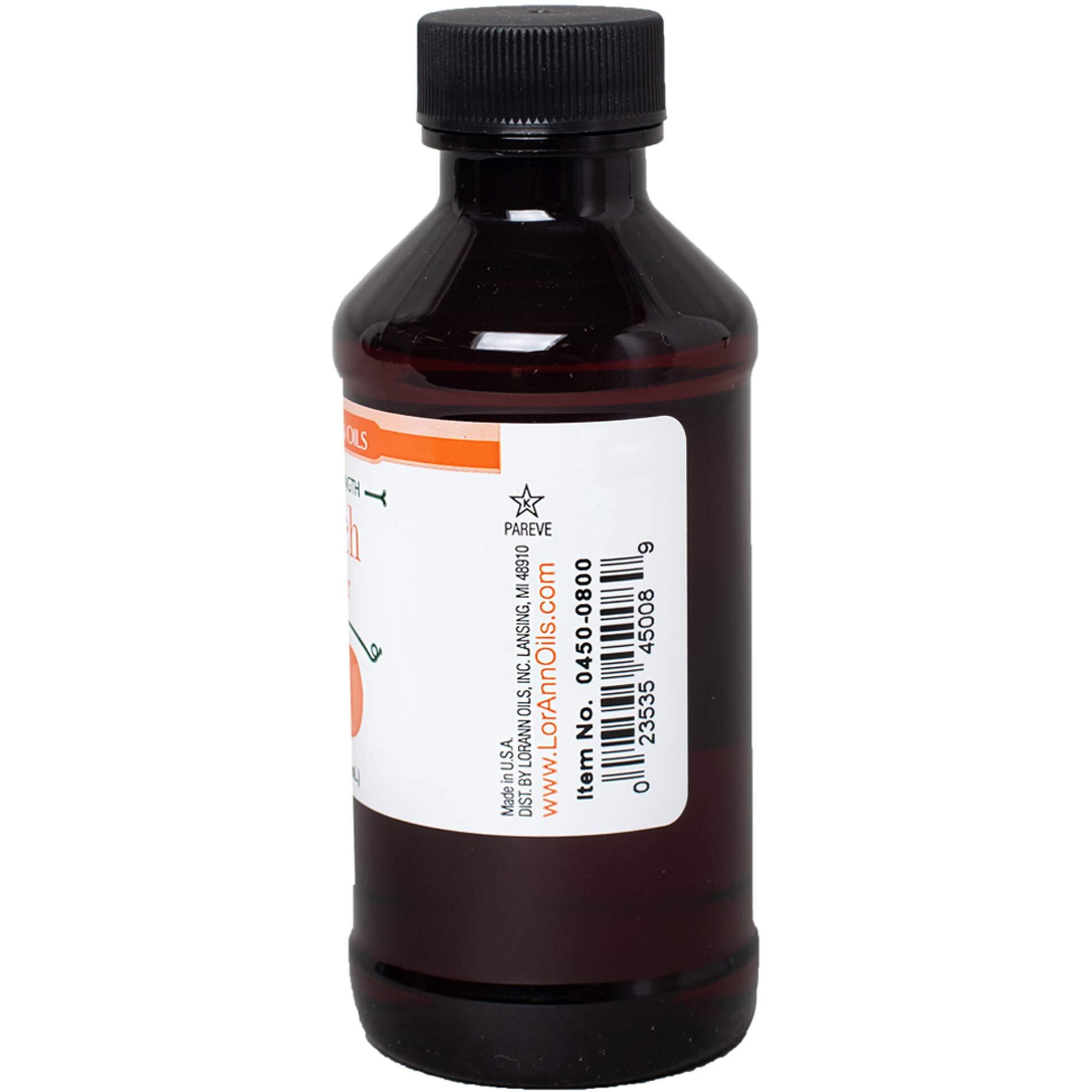 Lorann Peach Ss Flavor, 4 Ounce Bottle