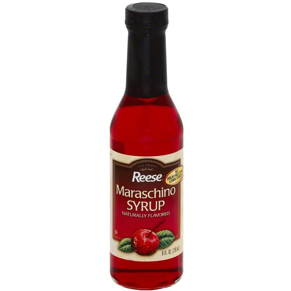 Reese Syrup, Maraschino, 8-Ounce