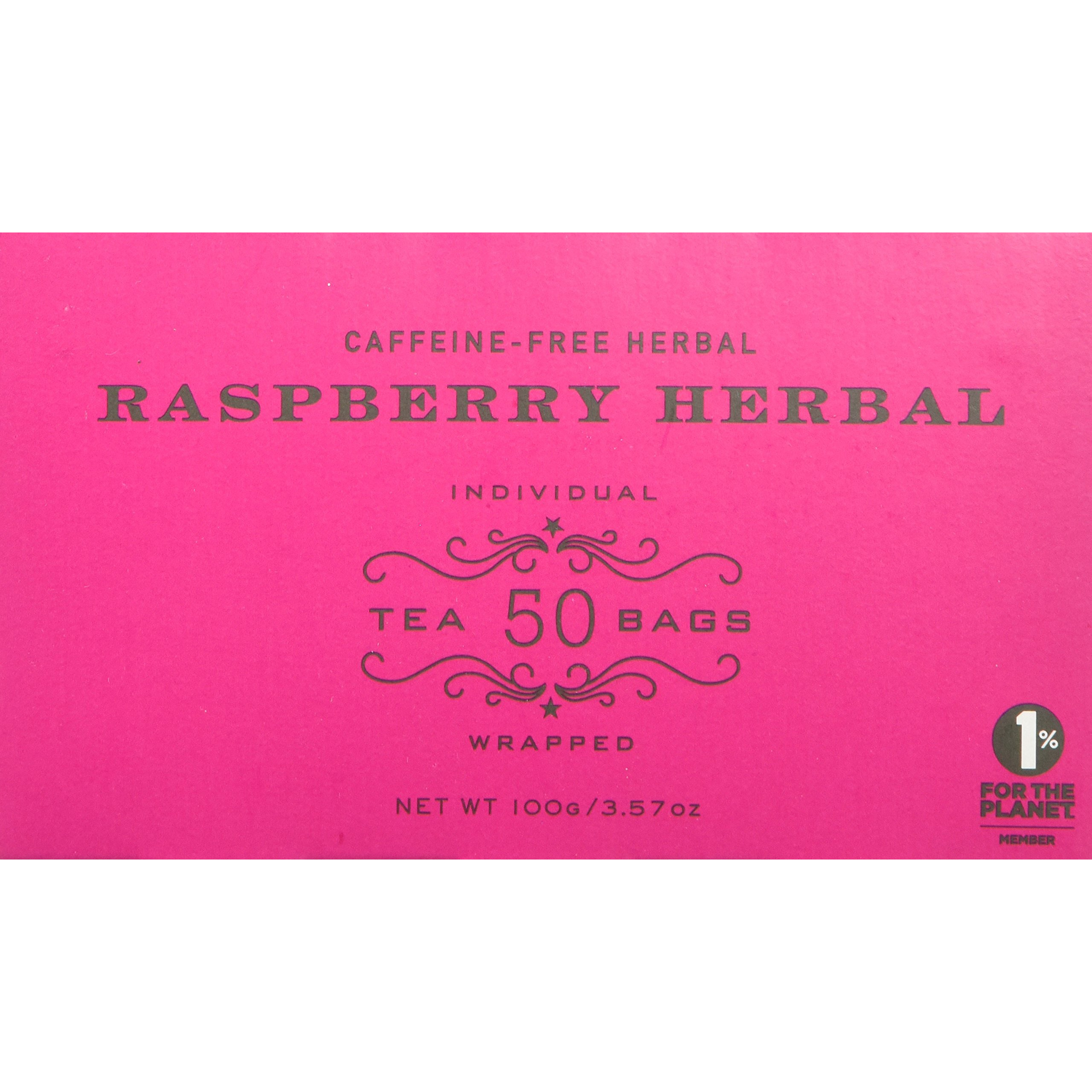 Harney & Sons Raspberry Tea, Caffiene Free Herbal, Red, 50 Count