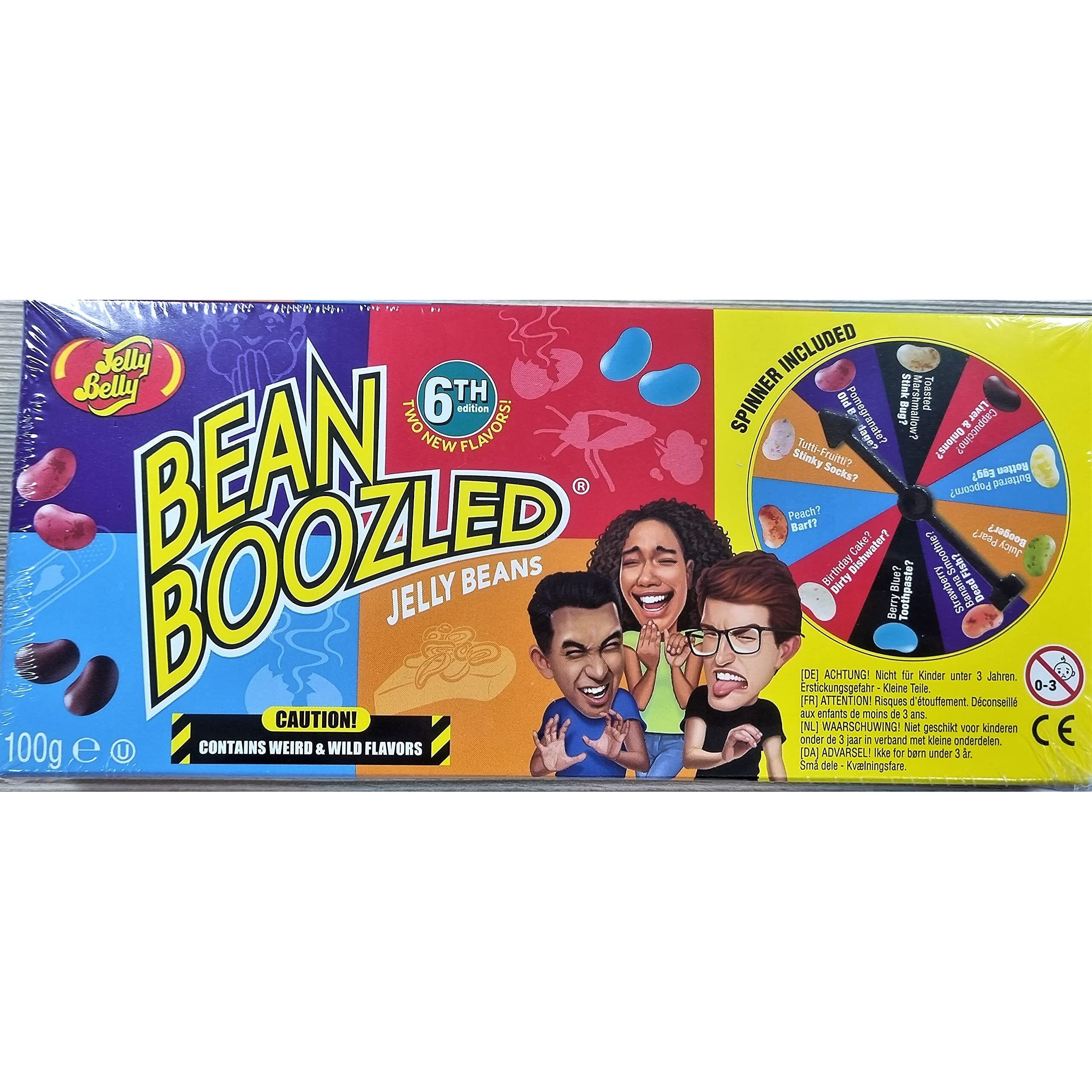 Jelly Belly Bean Boozled Spinner Gift Box Game, Net Wt 3.5Oz