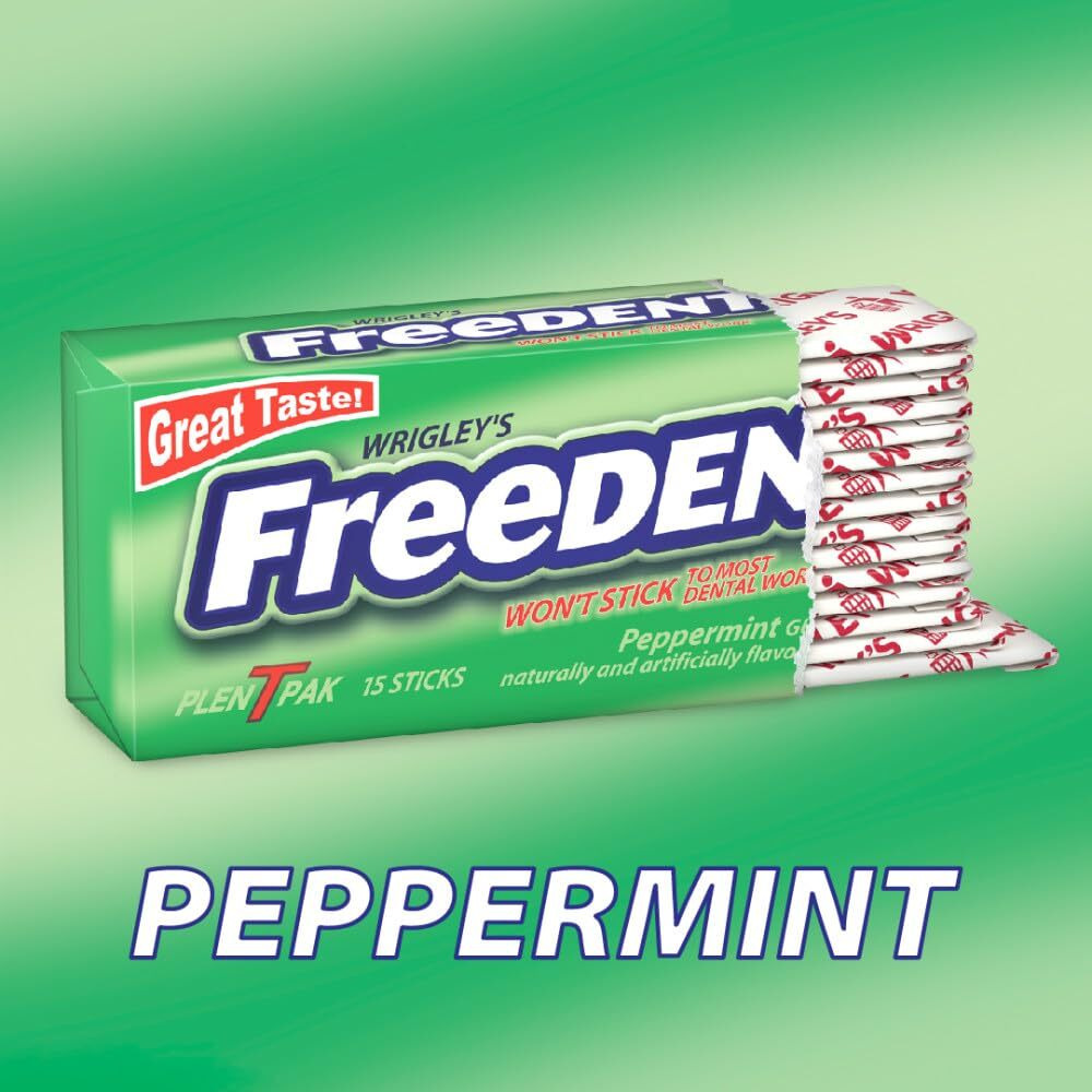 Freedent Peppermint Gum Plen - T - Pack (12 Count)