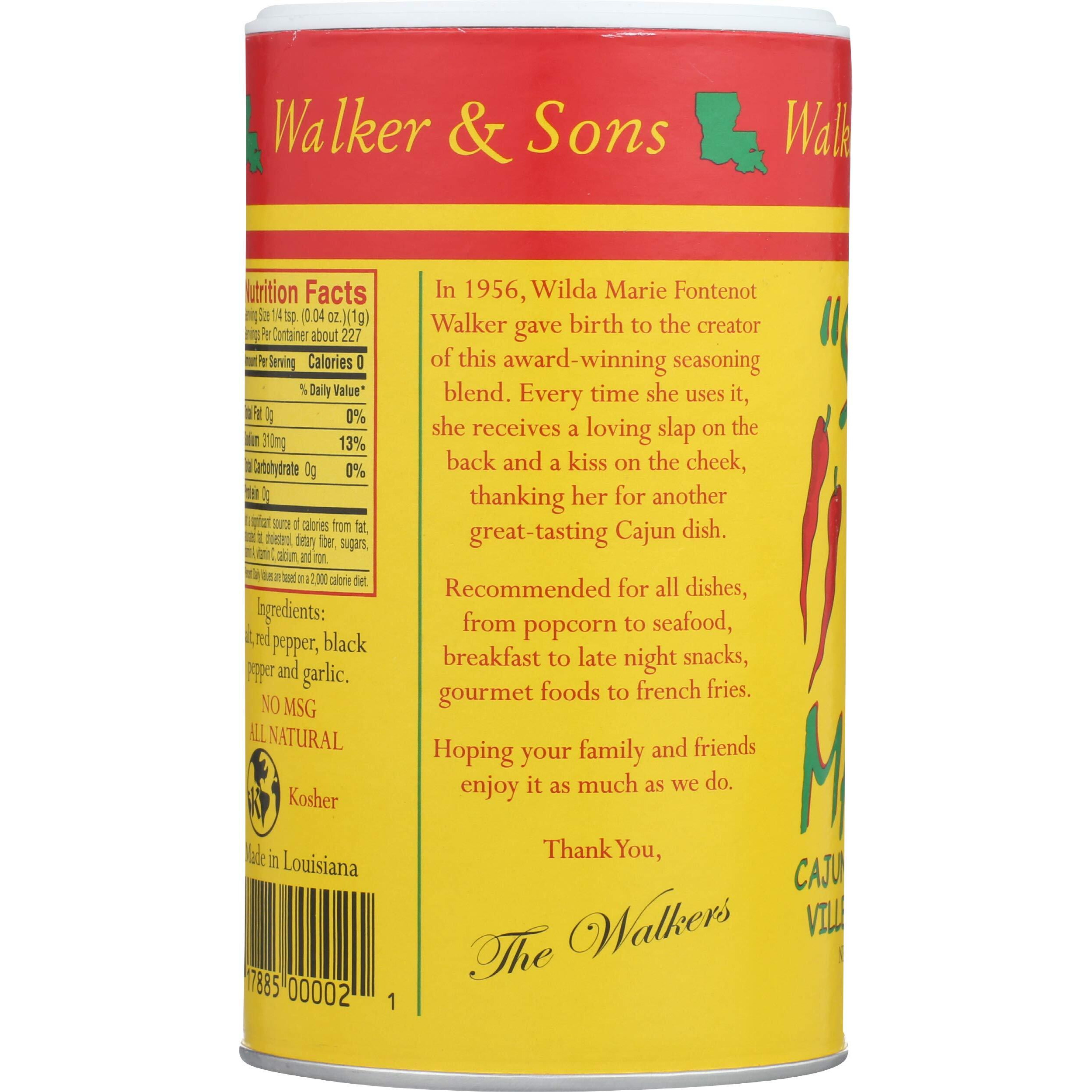 Slap Ya Mama Cajun Seasoning From Louisiana, Original Blend, No Msg And Kosher, 8 Ounce Can, Pack Of 3