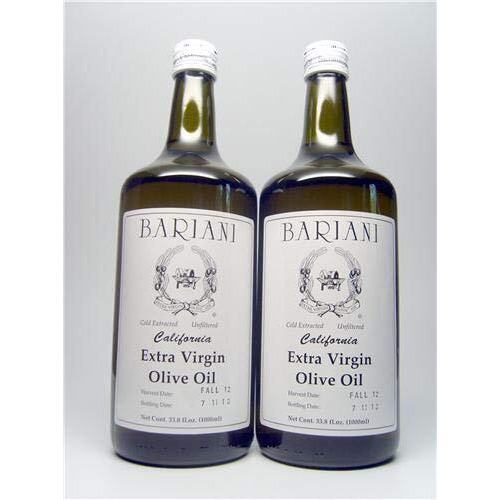 Bariani California Extra Virgin Olive Oil - 2X 1 Liter